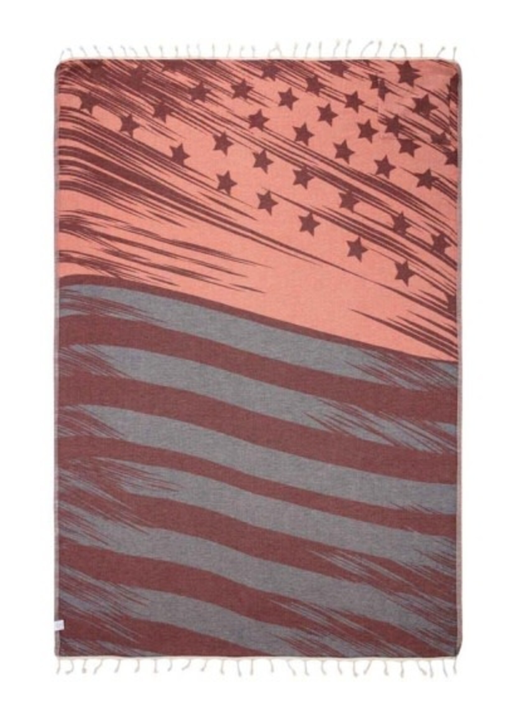 Sand Cloud LG - VINTAGE FLAG WITH ZIPPER POCKET MULTI