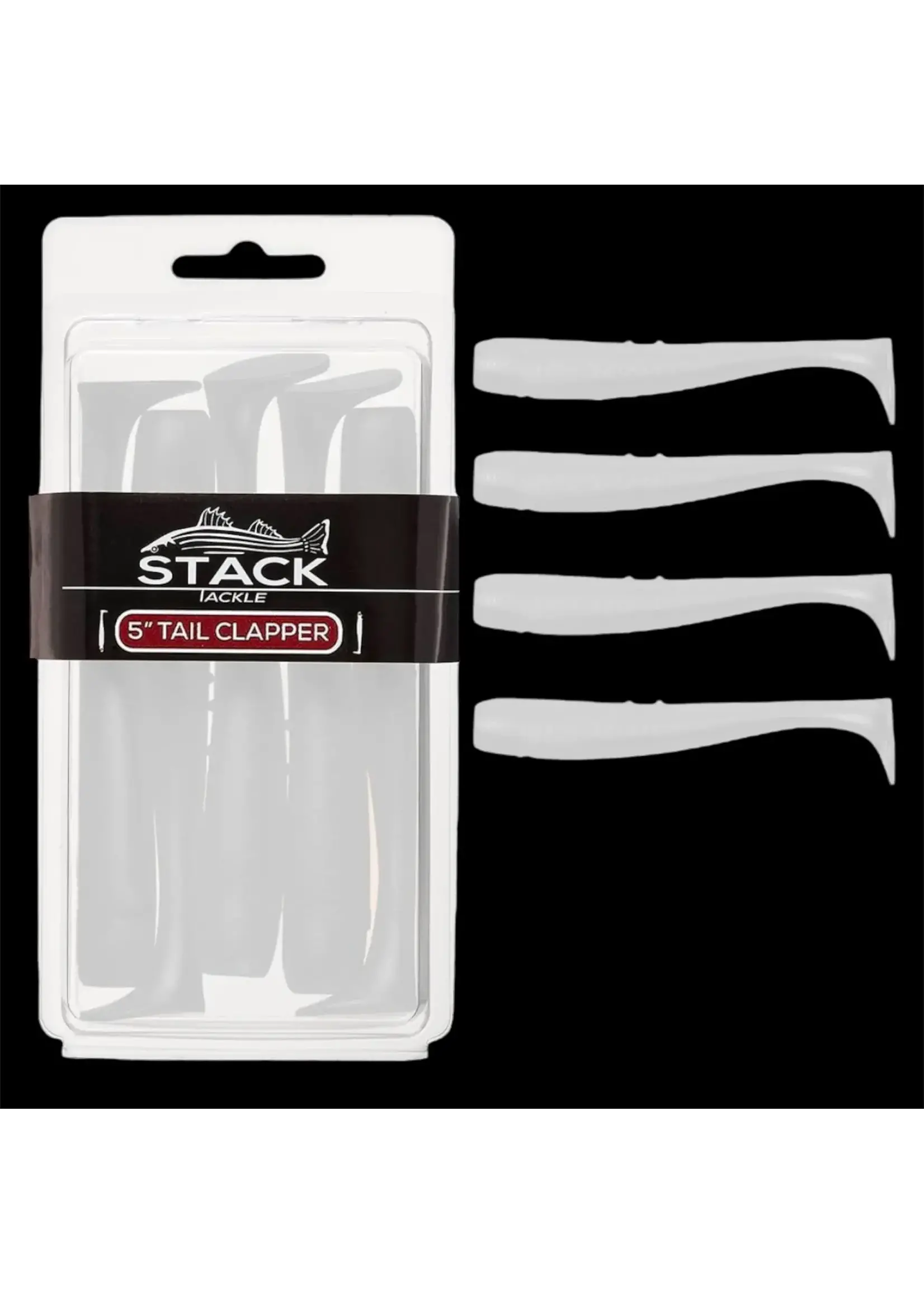 STACK Tackle STACK 5'' Tail Clapper White