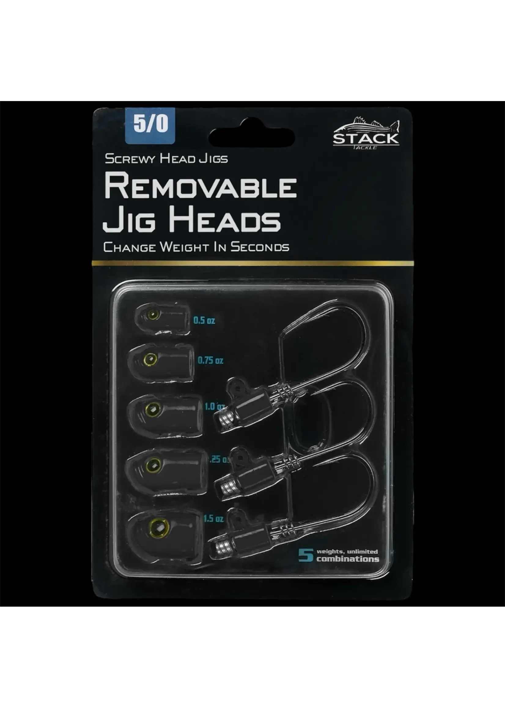 STACK Tackle STACK Jighead Set Black