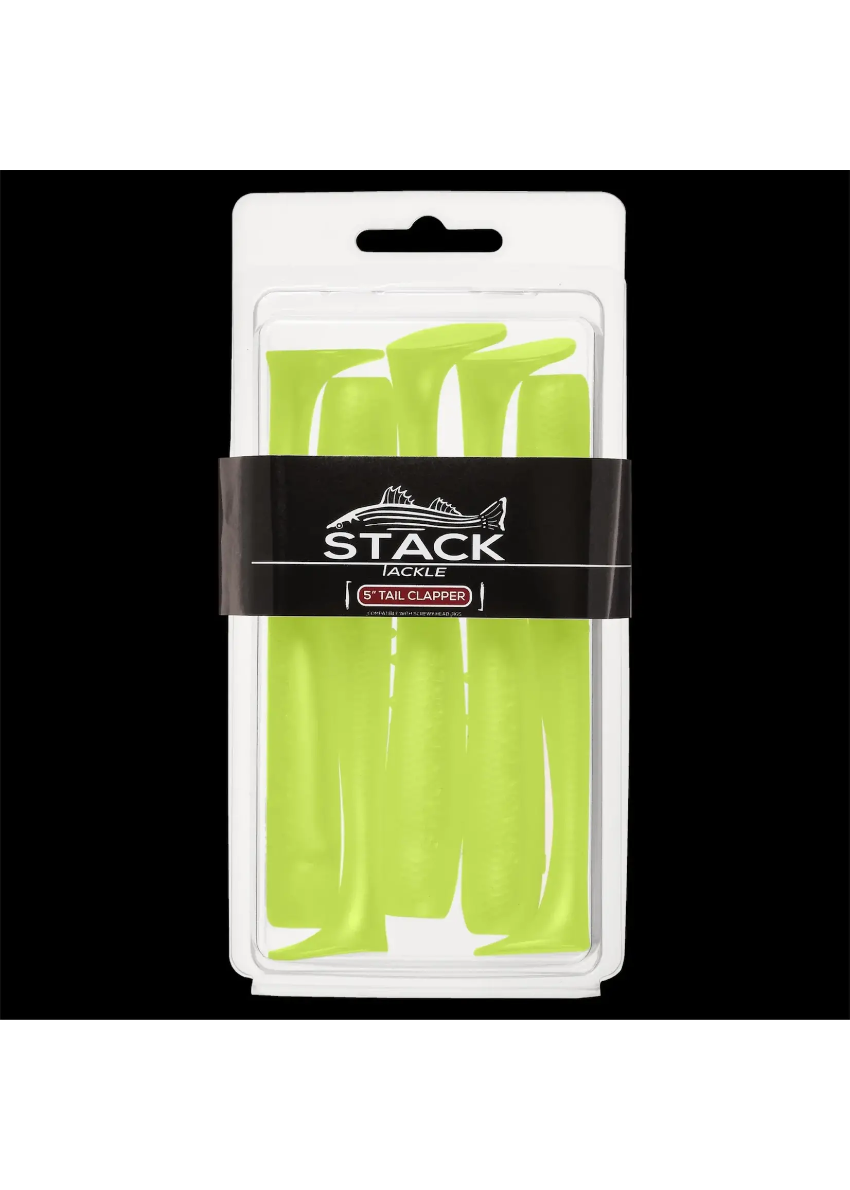 STACK 5" Tail Clapper Chartreuse