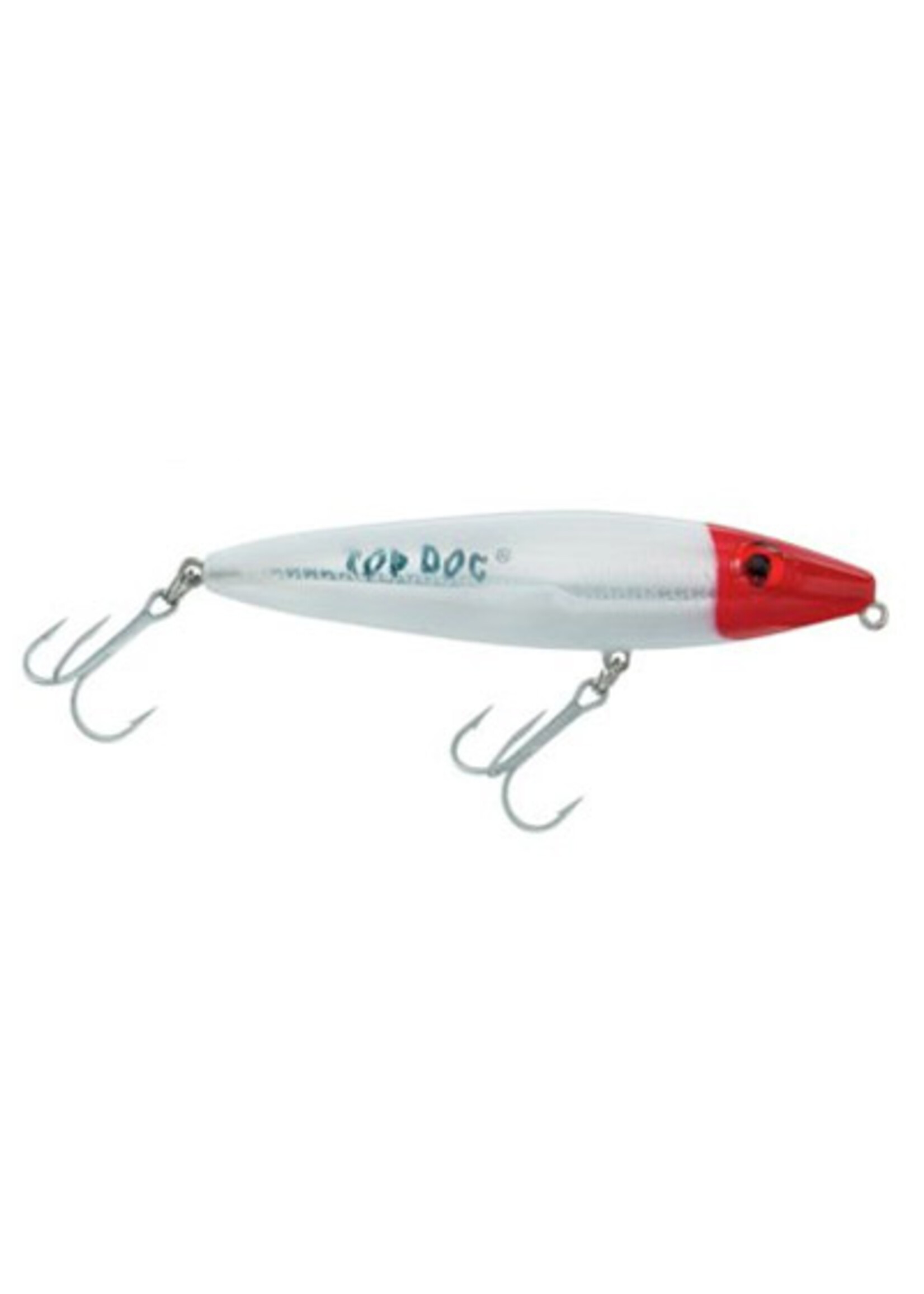 MirrOlure Mirrolure 94MR TOP DOG Float Red/Wht/Sil