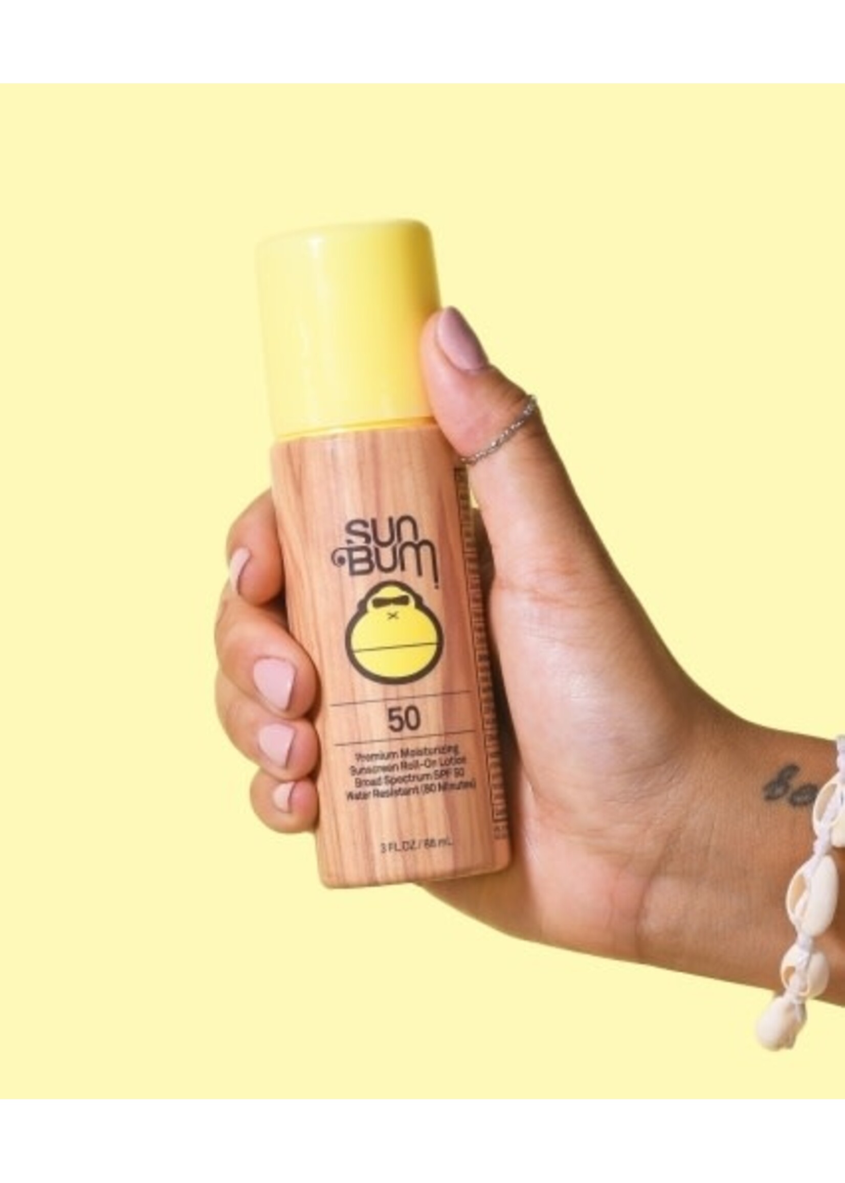 Sun Bum ORIGINAL SPF 50 SUNSCREEN ROLL-ON LOTION 3 OZ