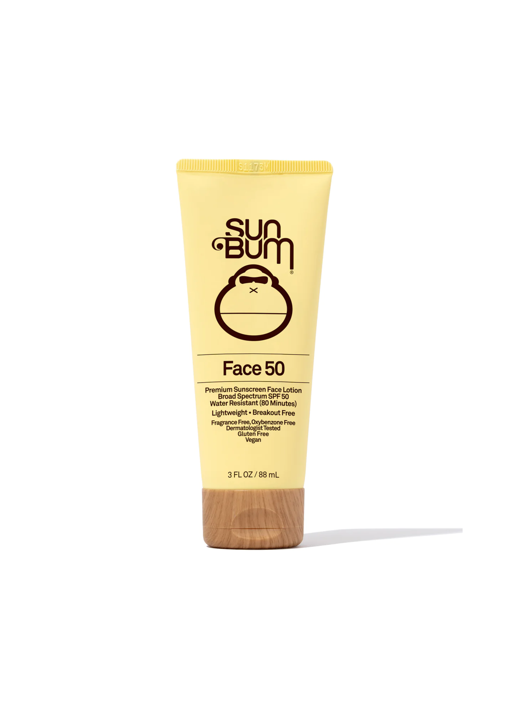 Sun Bum ORIGINAL SPF 50 CLEAR FACE SUNSCREEN LOTION 3 OZ