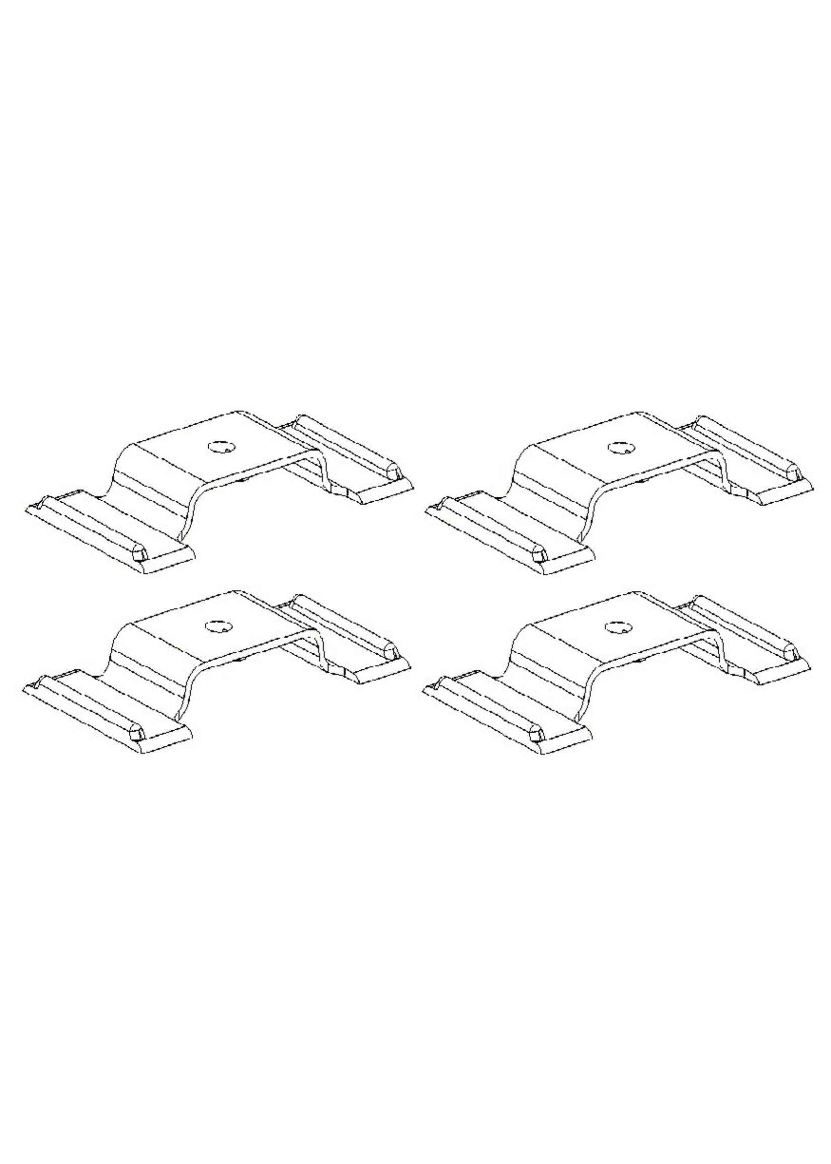 Yakima Replacement Cam Pad Mounting Hardware