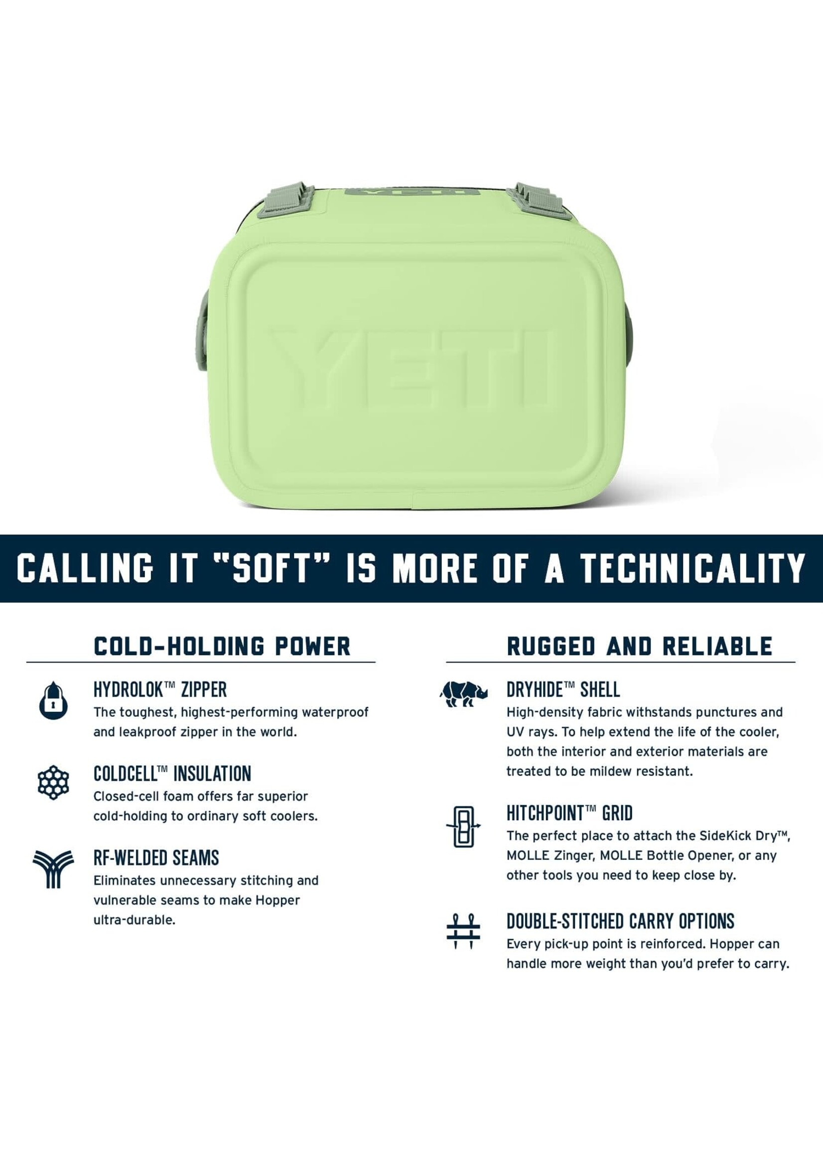 YETI Coolers Hopper Flip 12  Key Lime
