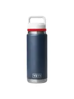 YETI Coolers Rambler 26oz Bottle Chug Red White Navy