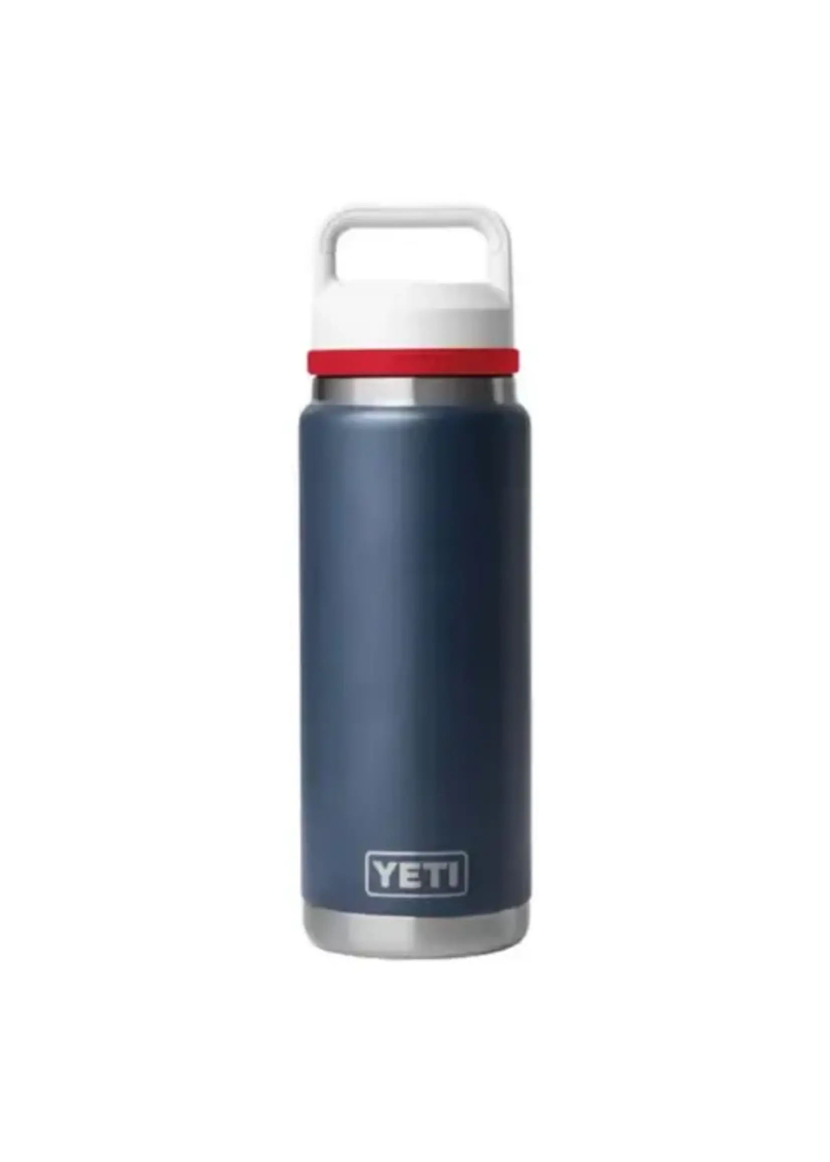 YETI Coolers Rambler 26oz Bottle Chug Red White Navy