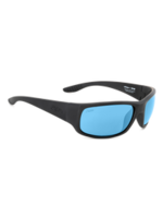 Hobie Eyewear Hull Float : Black Satin Frame / Grey w/ Cobalt Mirror Polarized / Bio-Nylon Lense