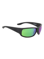 Hobie Eyewear Hull Float : Black Satin Frame / Copper w/ Sea Green Mirror  Polarized / Bio-Nylon Lense