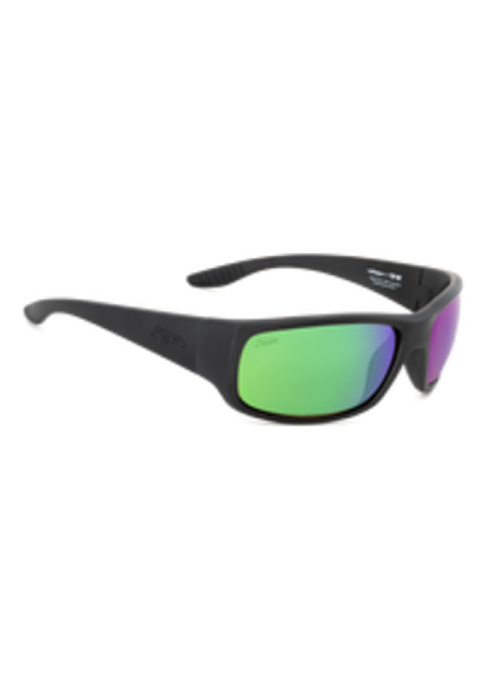 Hobie Eyewear Hull Float : Black Satin Frame / Copper w/ Sea Green Mirror  Polarized / Bio-Nylon Lense