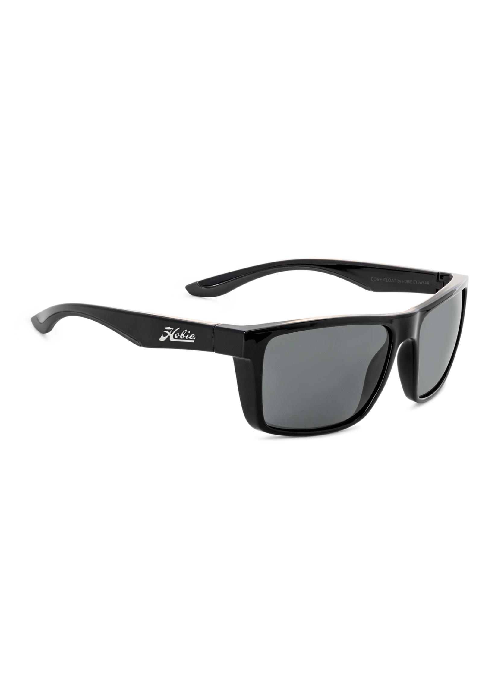 Hobie Cat COVE Float : Satin Black Frame/ Grey w/ Cobalt Mirror Polarized/  Bio Nylon Lense