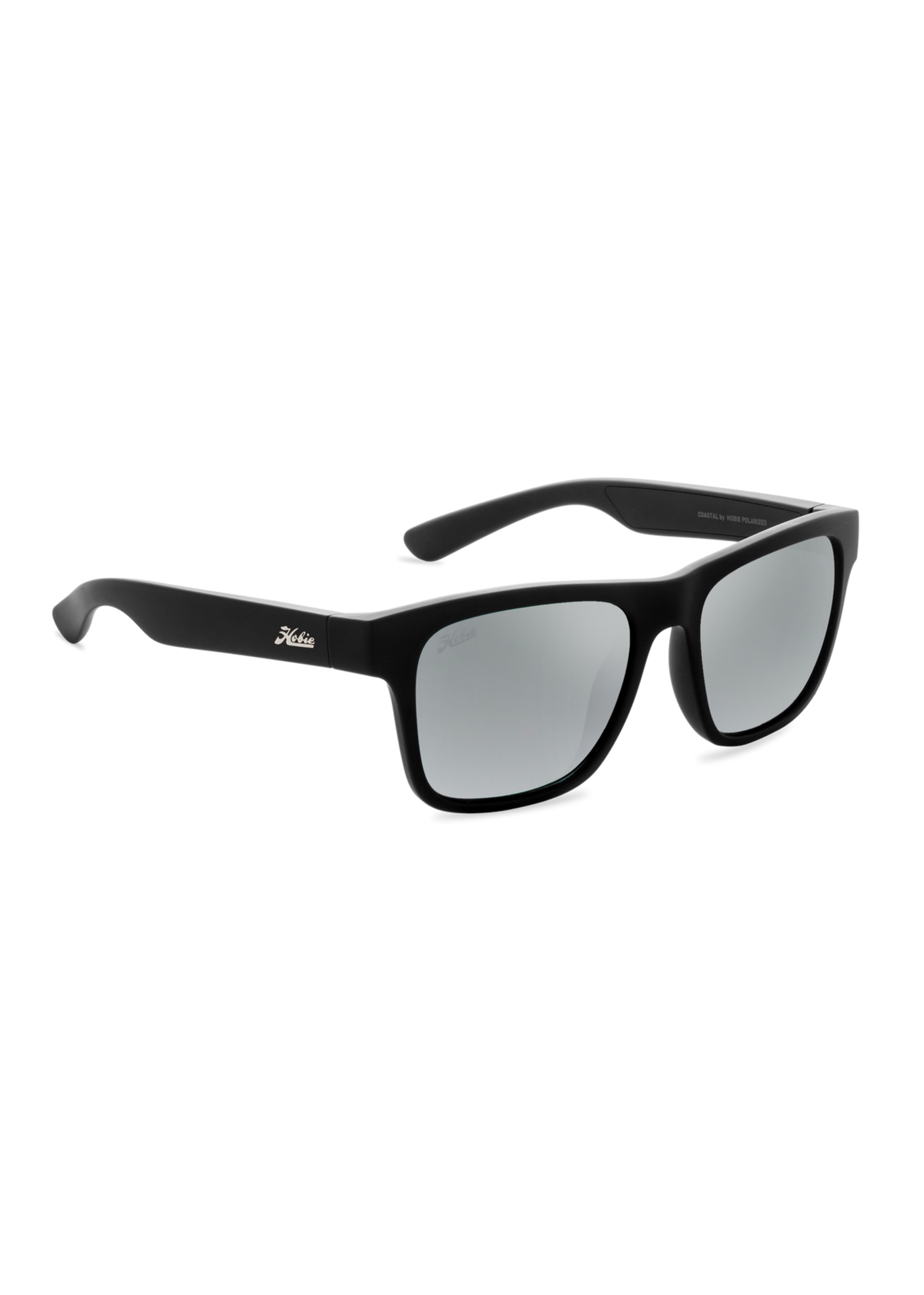 Hobie Cat COASTAL SATIN BLACK / GREY W/ SILVER FLASH MIRROR POLARIZED LENS