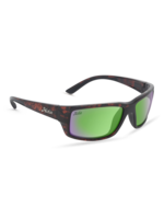 Hobie Cat SNOOK FLOAT SHINY DARK BROWN TORT FRAME / COPPER W/ SEA GREEN MIRROR POLARIZED NYLON LENS