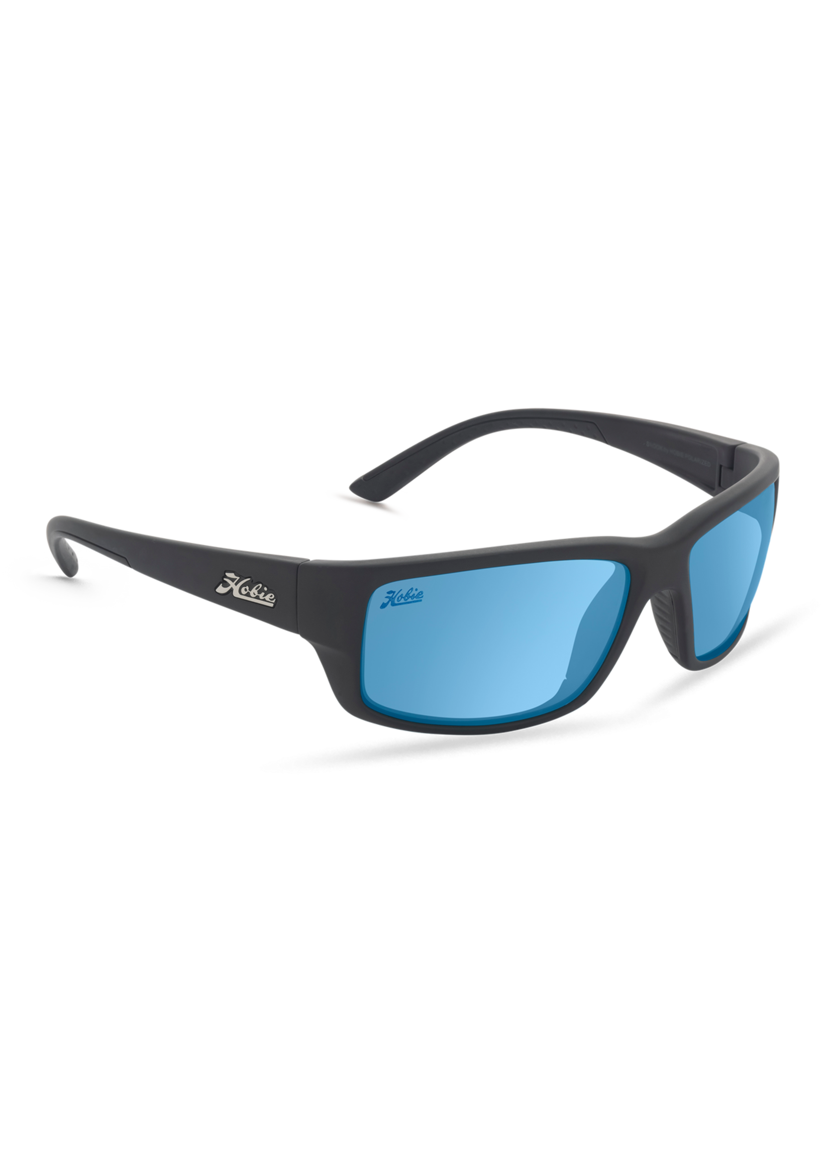 Hobie Cat SNOOK FLOAT SATIN BLACK FRAME / GREY W/ COBALT MIRROR POLARIZED NYLON LENS