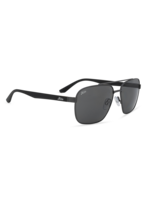 Hobie Eyewear COMMANDER SATIN GUNMETAL FRAME / GREY POLARIZED PC LENS