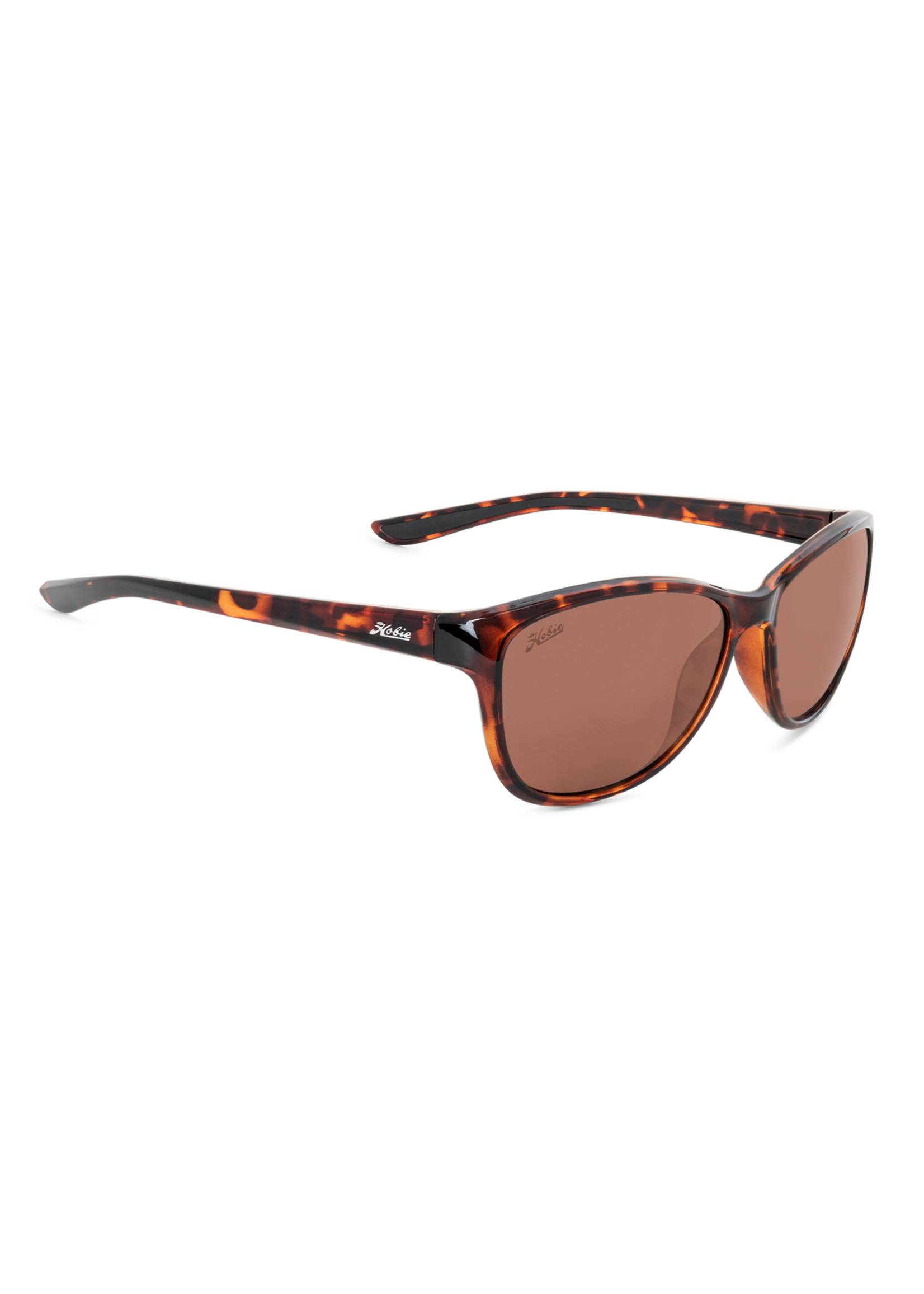 Hobie Eyewear MYA SHINY TORTOISE FRAME / COPPER W/ SILVER FLASH MIRROR POLARIZED PC LENS