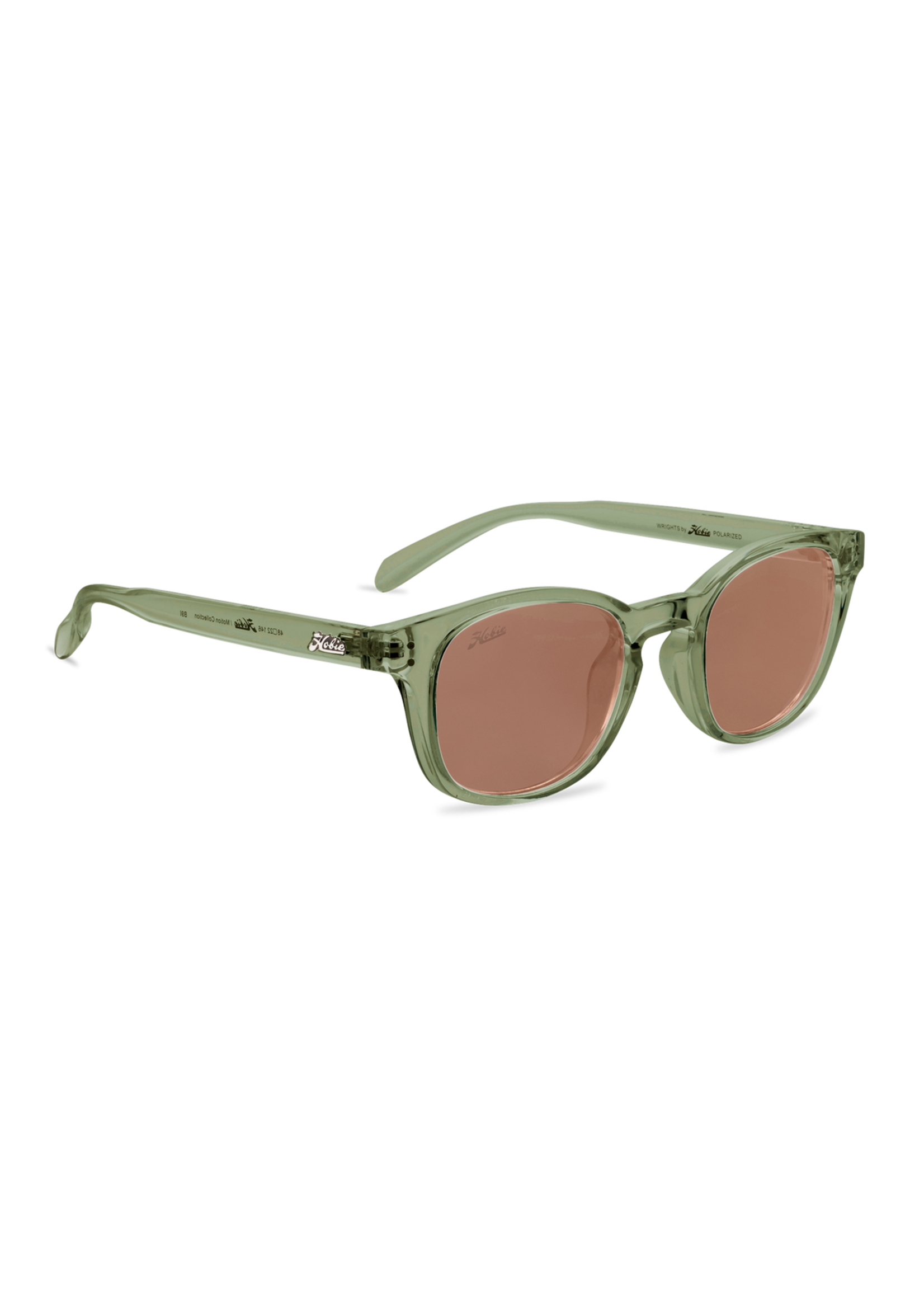 Hobie Eyewear WRIGHTS SHINY CRYSTAL OLIVE FRAME / COPPER POLARIZED PC LENS