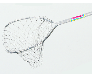 cummings fishing net adjustable Ed Cumings Red White & Blue Rubber Landing Net, Large : Sports & Outdoors The sliding handle allows for quick adjustments Cummings Fishing Net Aluminum Alloy