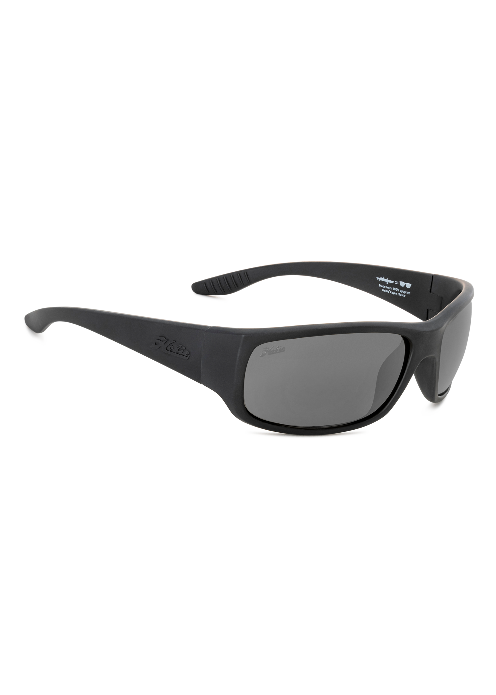 Hobie Eyewear Hull Float : Black Satin Frame / Grey Polarized / Bio-Nylon Lense