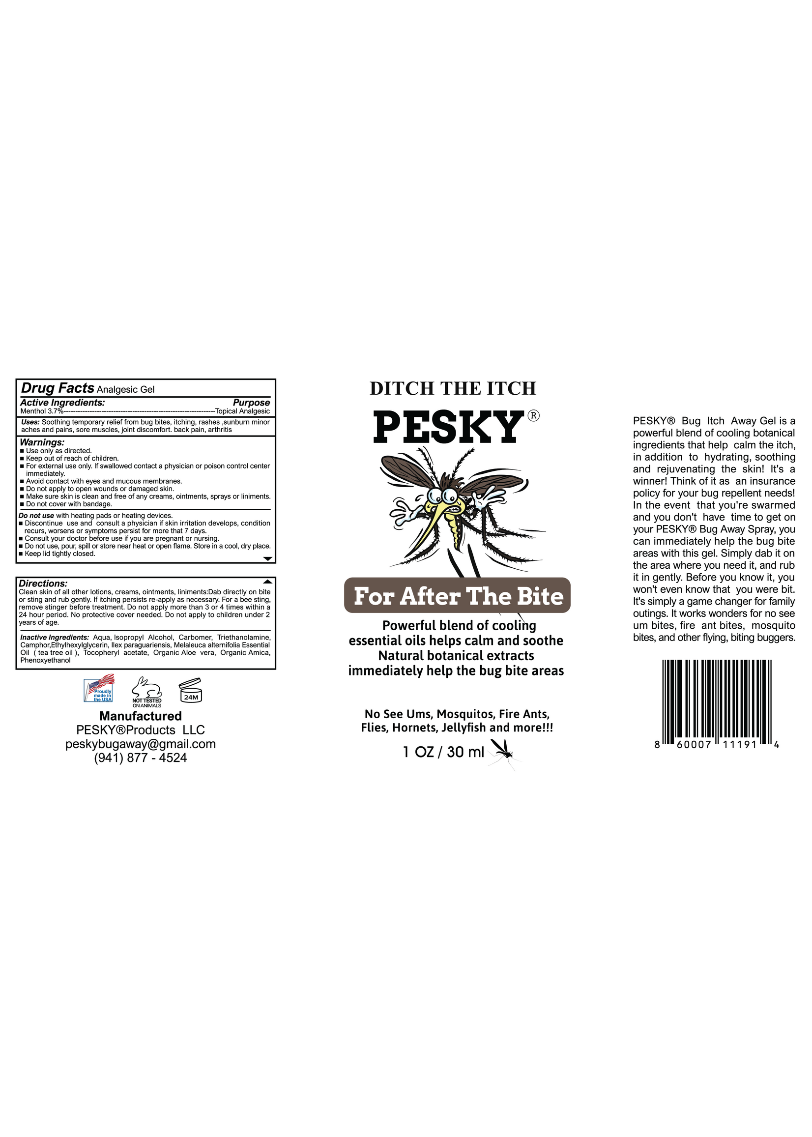 PESKY PESKY For the AFTER Bite