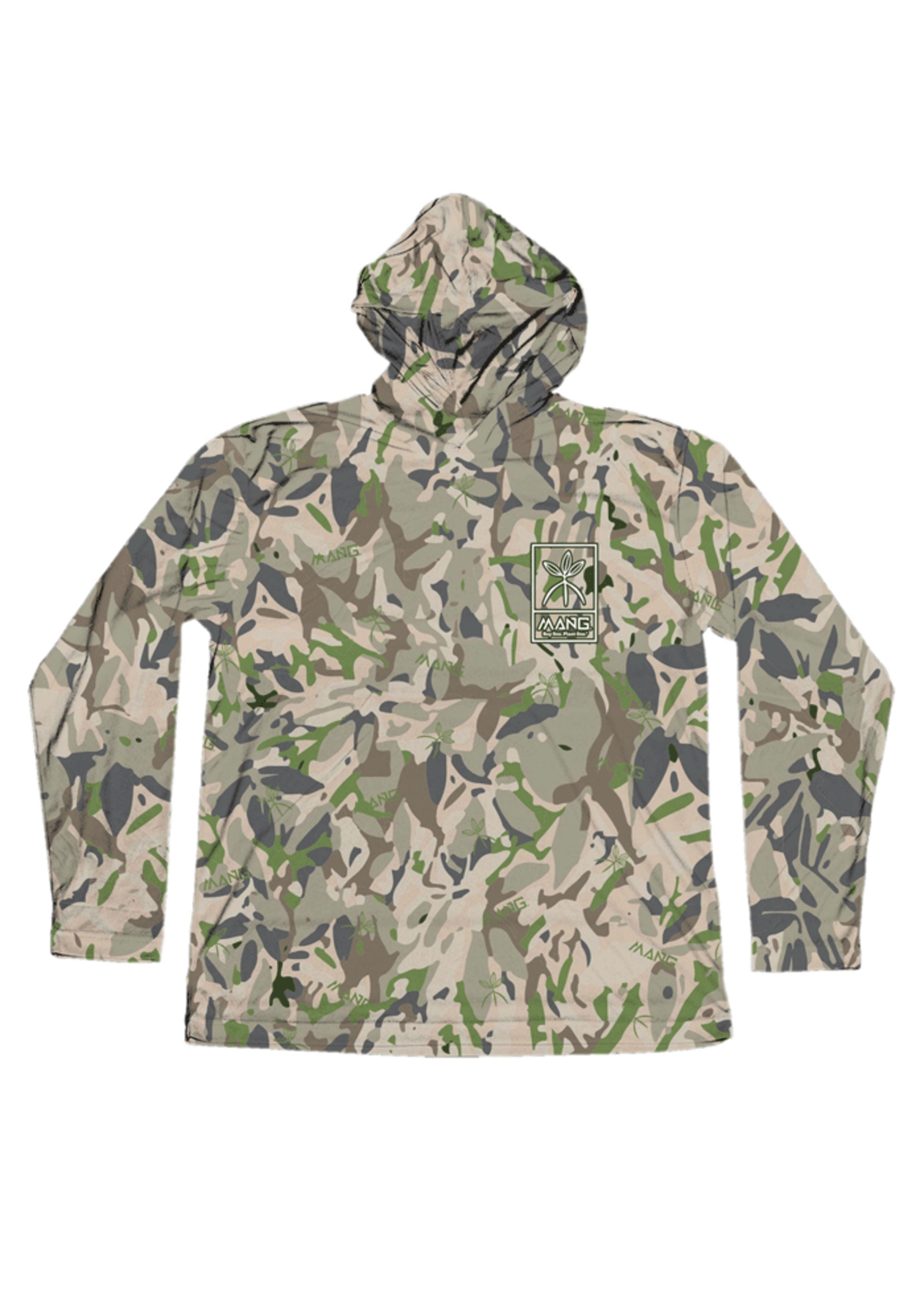 Mang Mang Men's Performance Hoodie ECO Tribute Leaf Slam