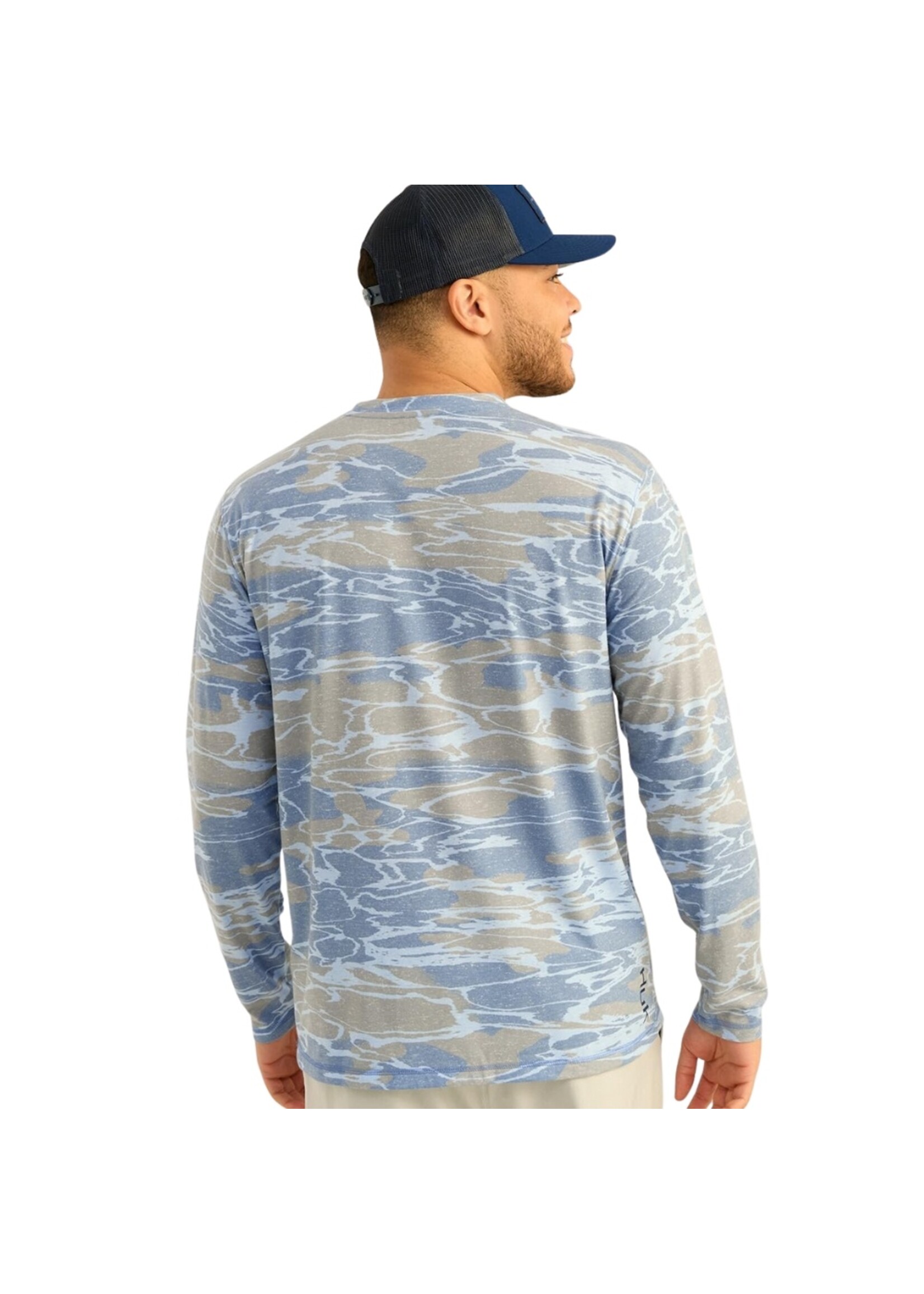 Huk HUK Pursuit Crew Performance LEEWARD KC PRINTED