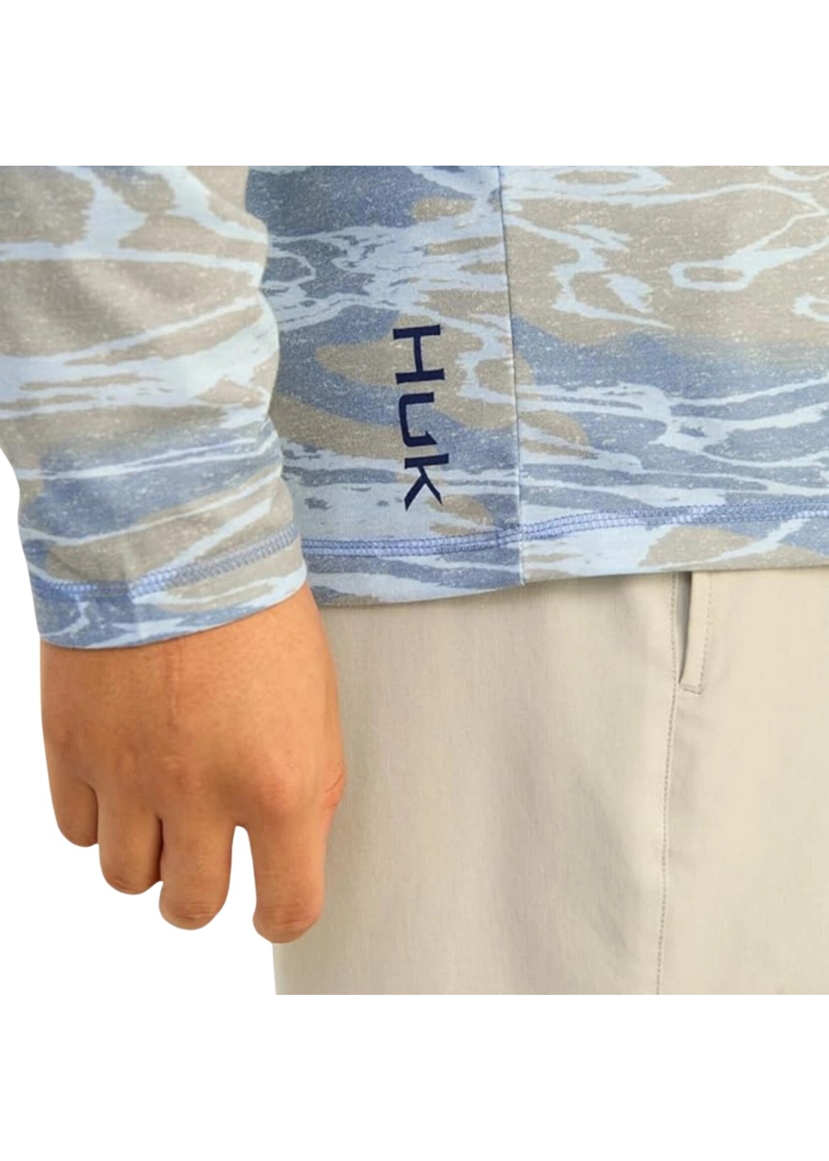 Huk HUK Pursuit Crew Performance LEEWARD KC PRINTED