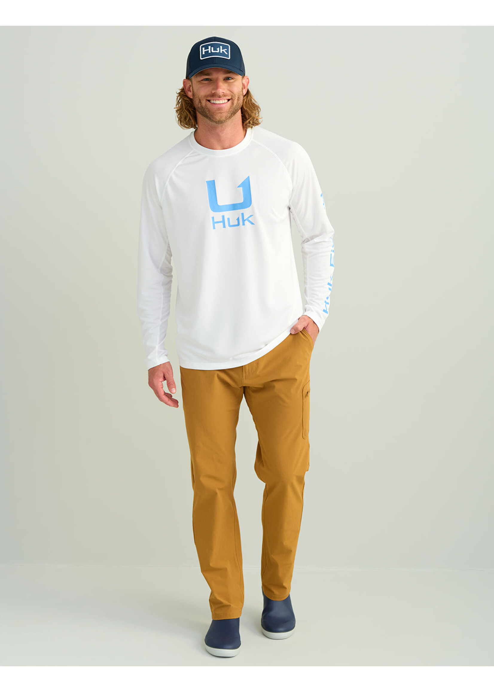 Huk HUK Icon Crew Performance -  White