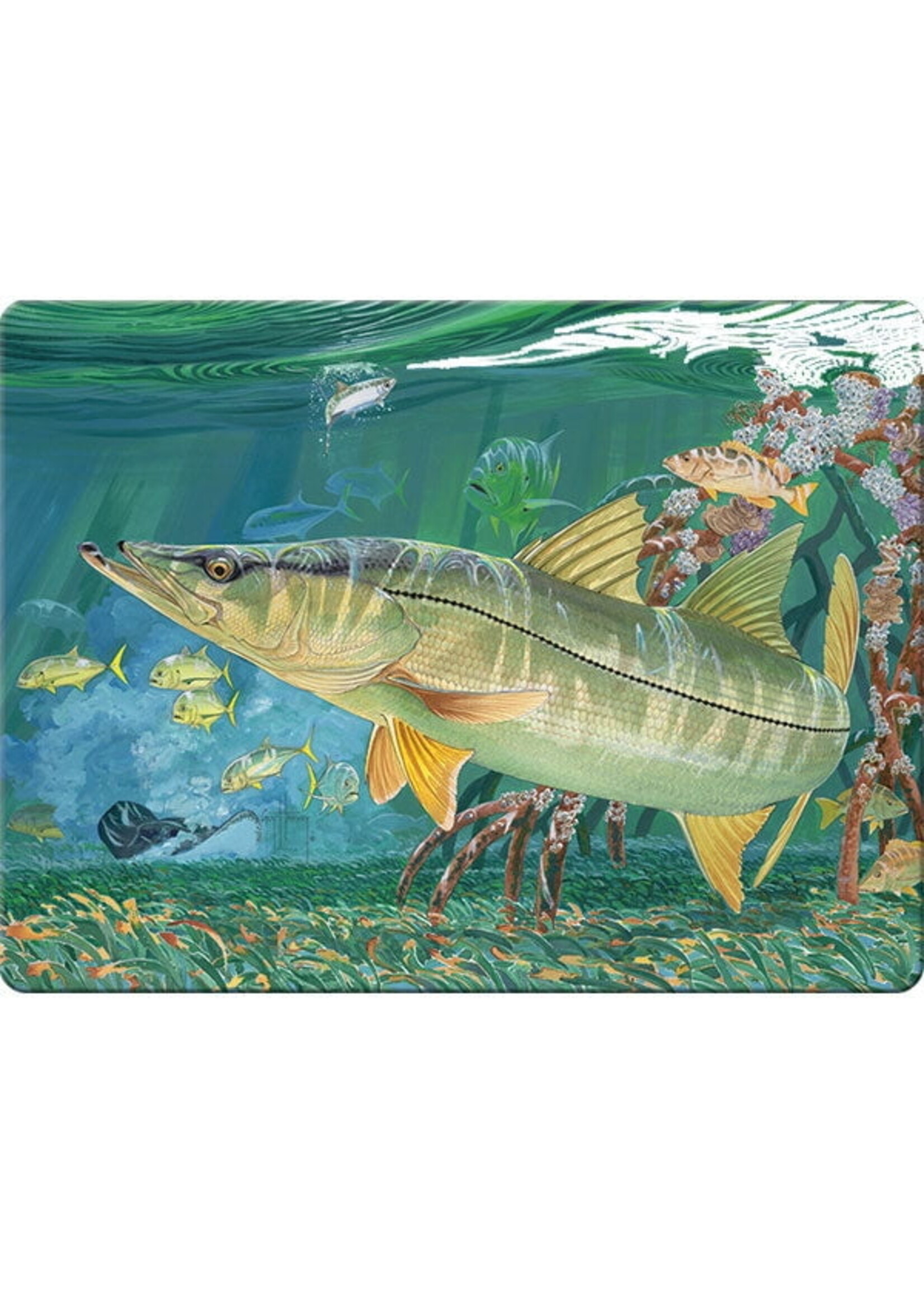 Guy Harvey Glass Cutting Board Snook