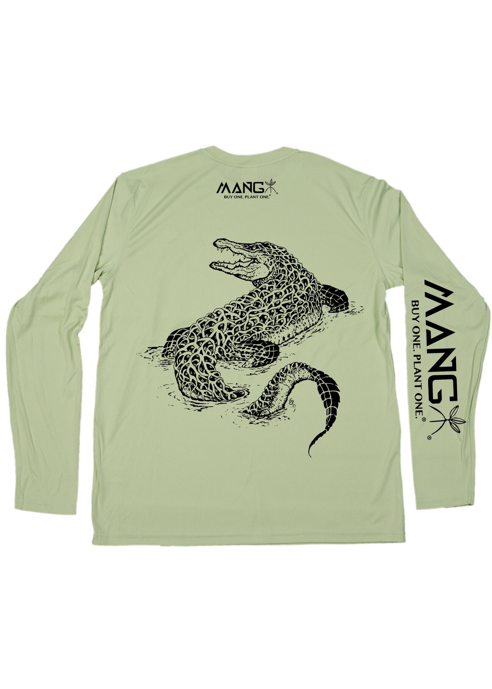 Mang Peromance L/S Gator Shirt Sage