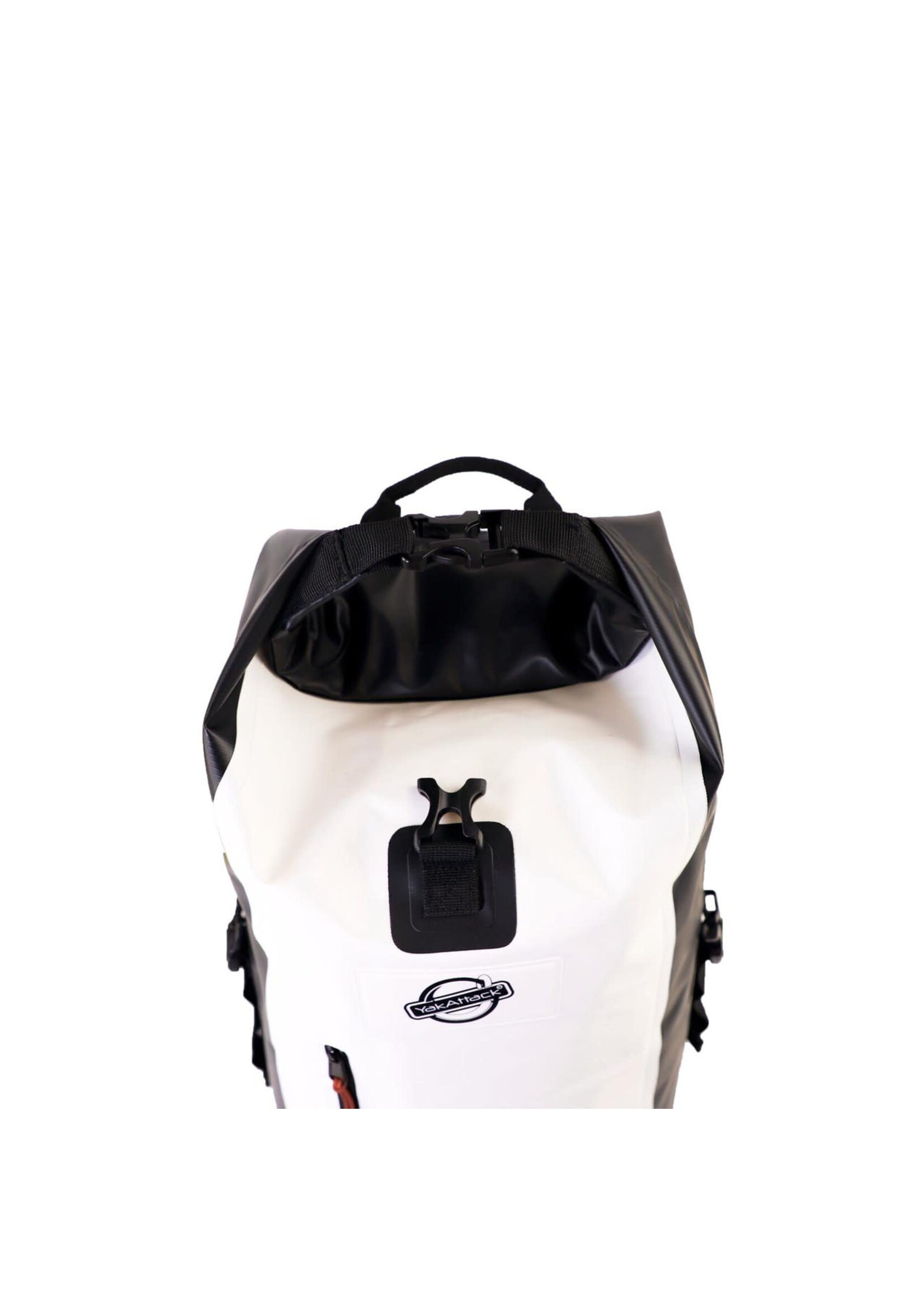 YakAttack LLC 20L Roll-top Drybag Backpack - White