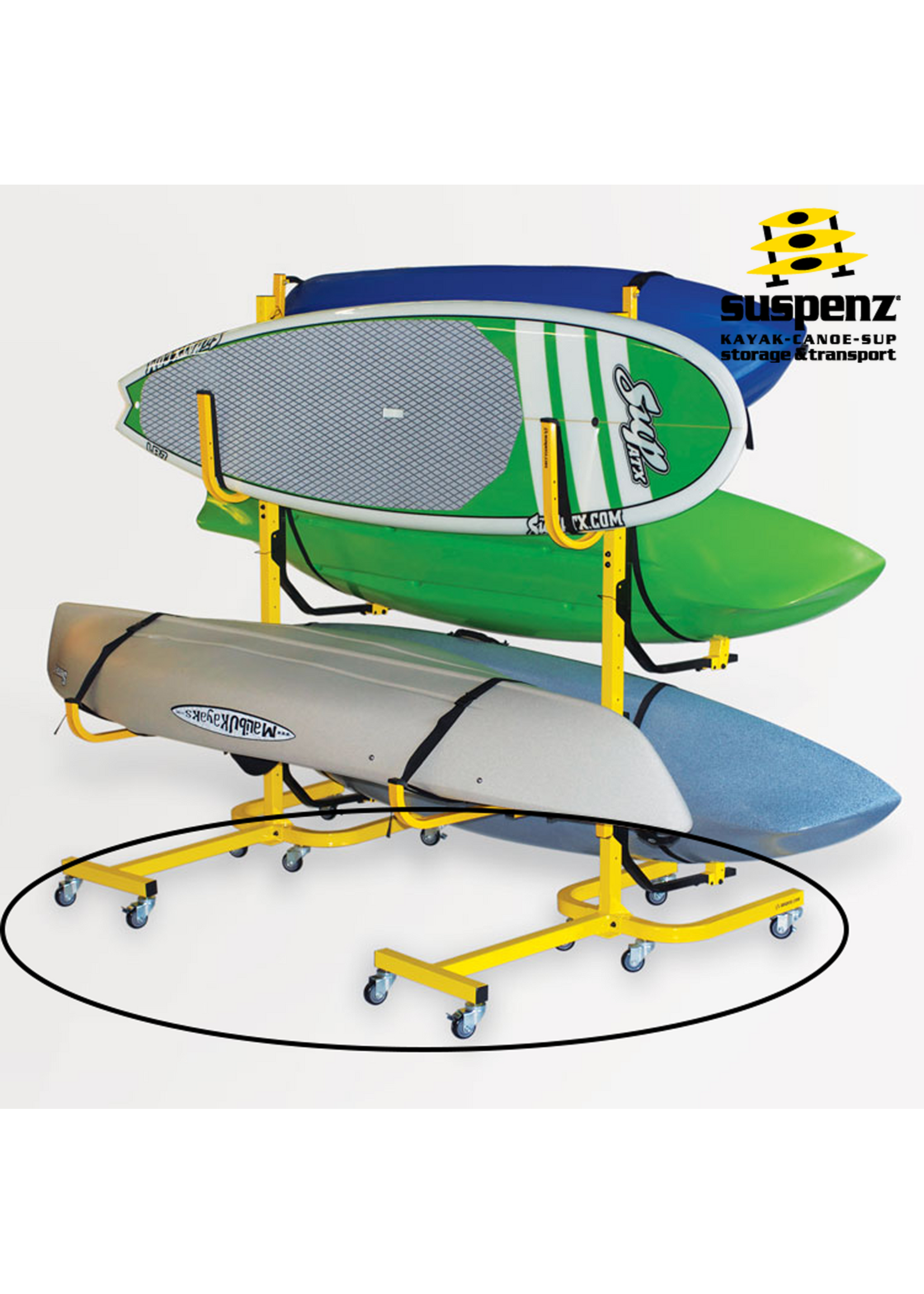 Suspenz Suspenz Casters &  Adjustable Crossbar Set