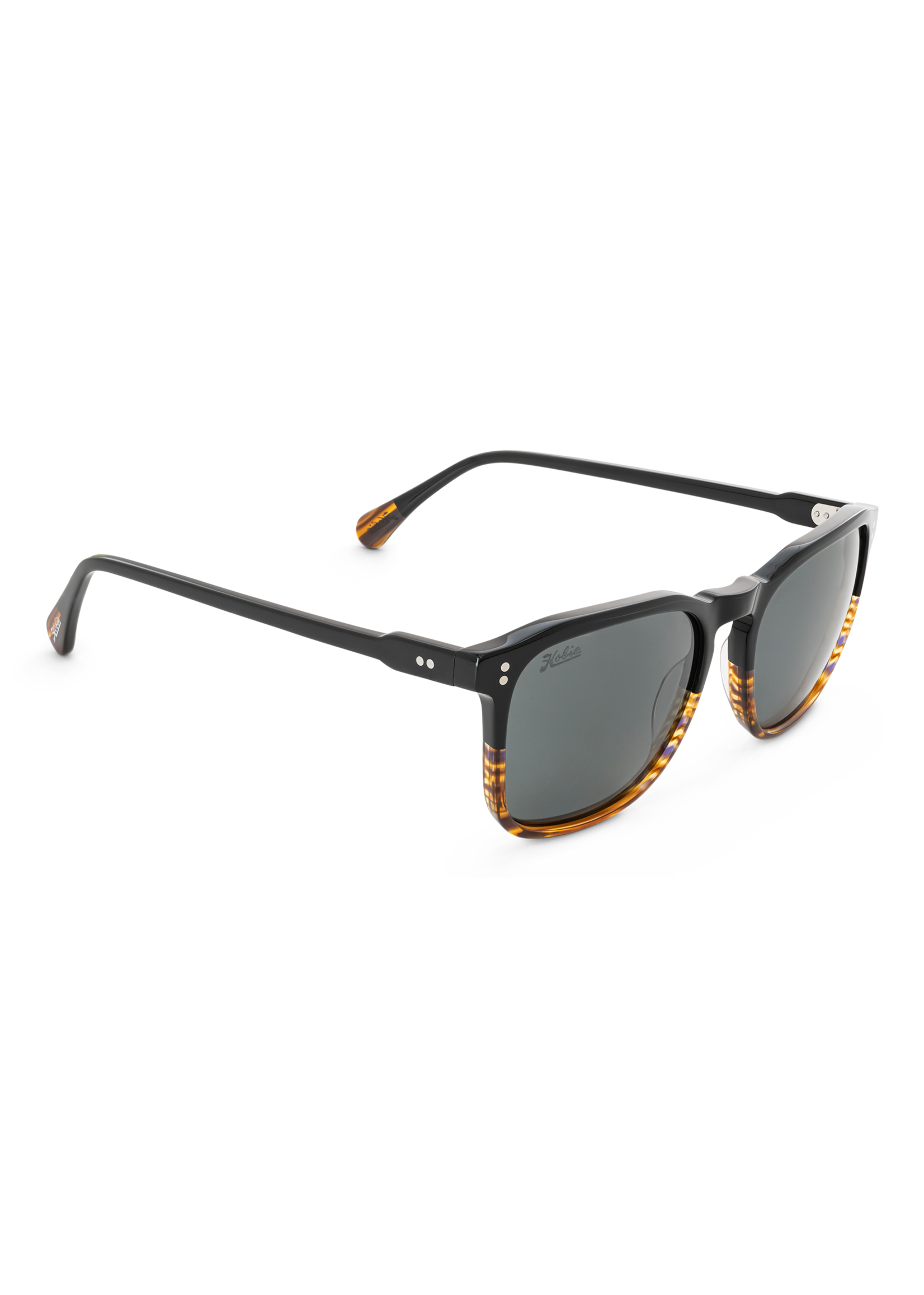 Hobie Eyewear CORTEZ SHINY BLACK FRAME / GREY POLARIZED PC LENS