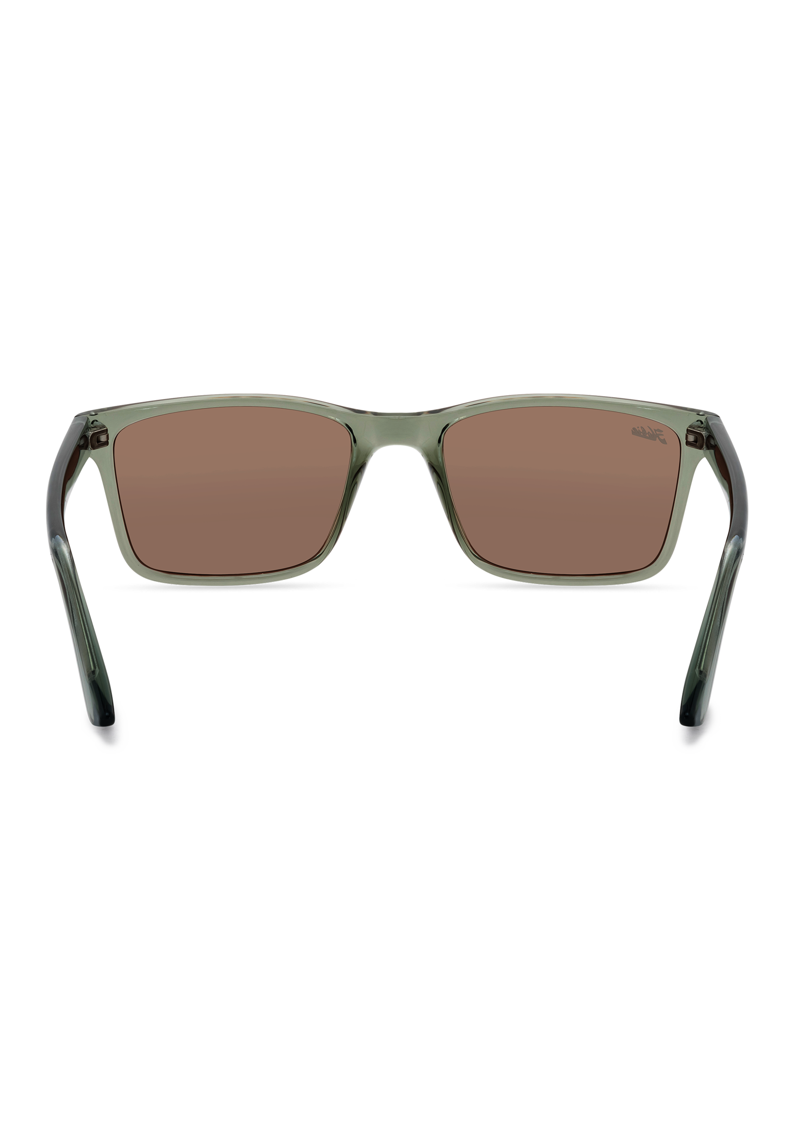 Hobie Eyewear FLATS SHINY CRYSTAL CLEAR FRAME / TORT TEMPLES / GREY POLARIZED PC LENS
