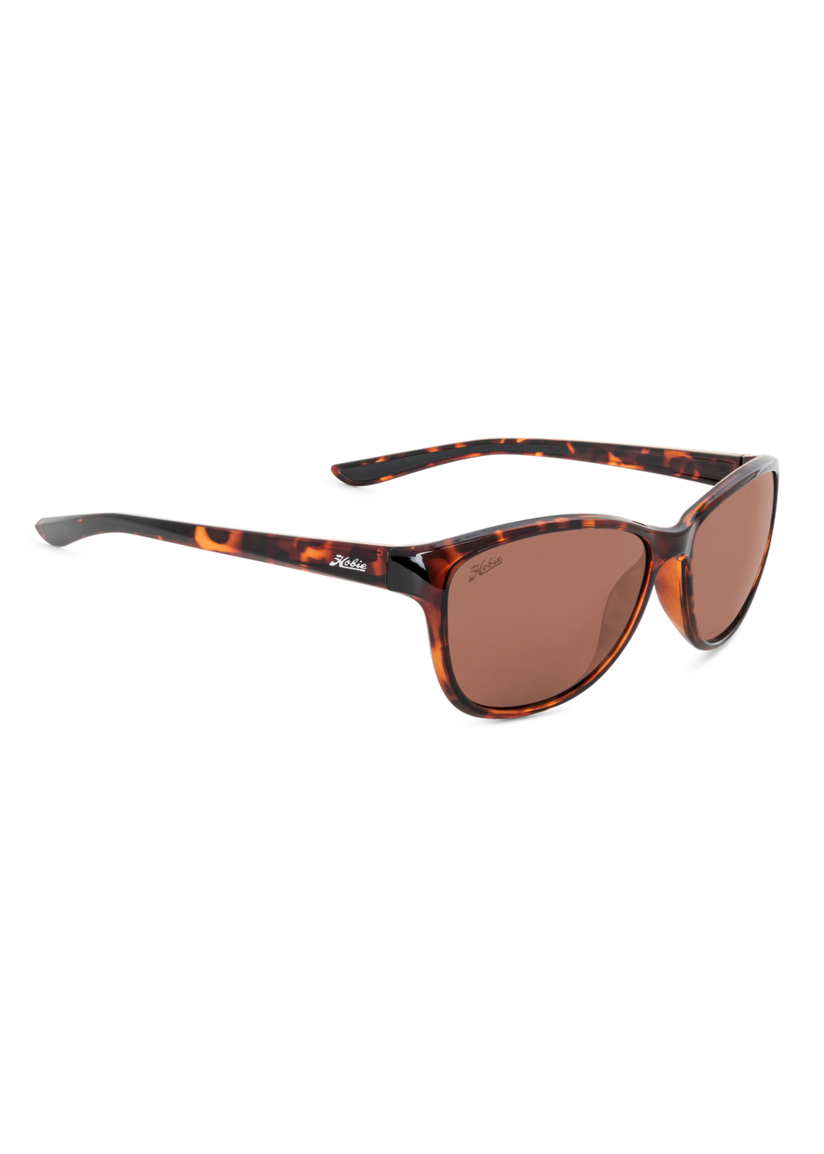 Hobie Eyewear MYA SHINY TORTOISE FRAME / COPPER W/ SILVER FLASH MIRROR POLARIZED PC LENS