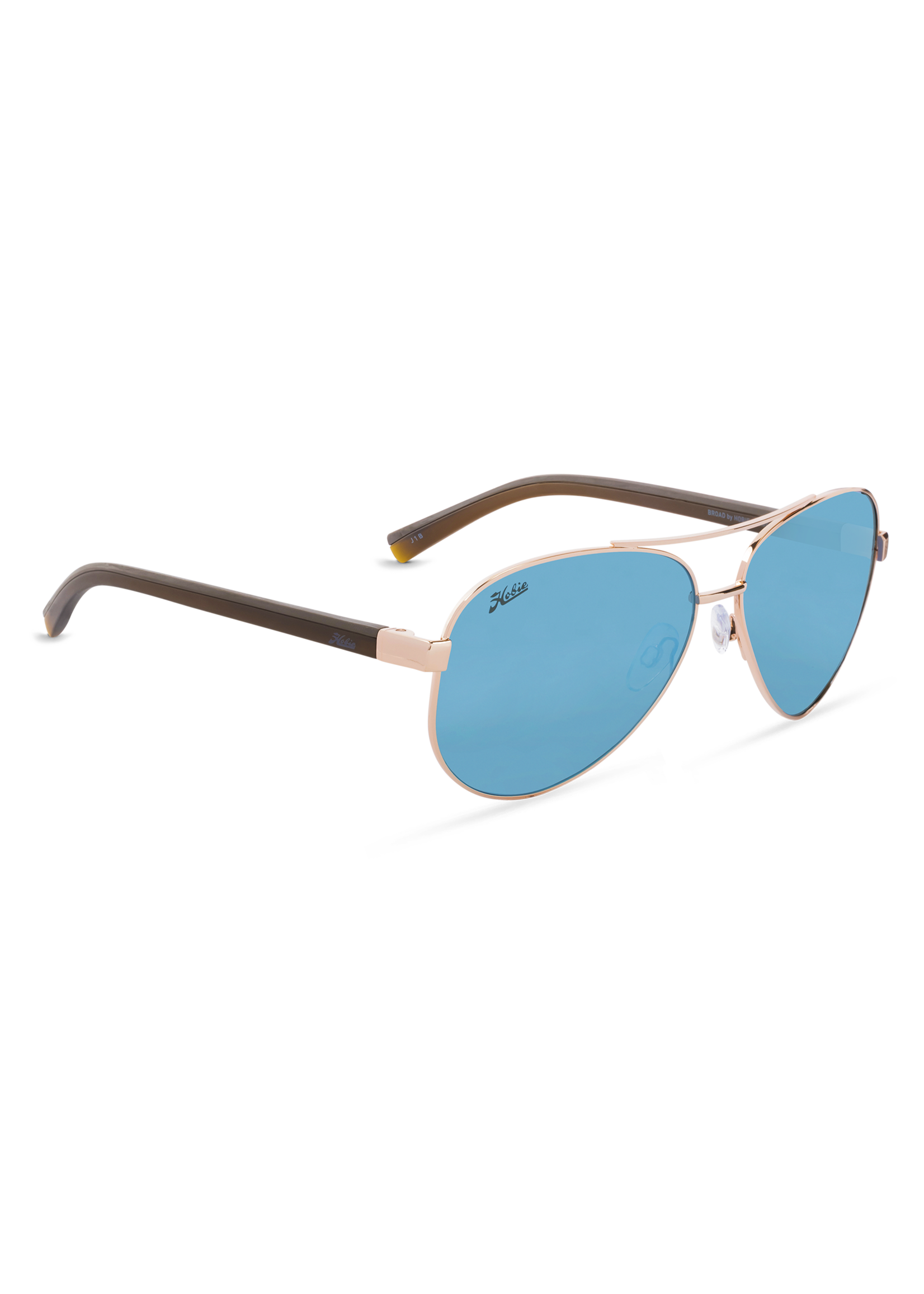 Hobie Eyewear BROAD SHINY GUNMETAL FRAME / GREY POLARIZED PC LENS