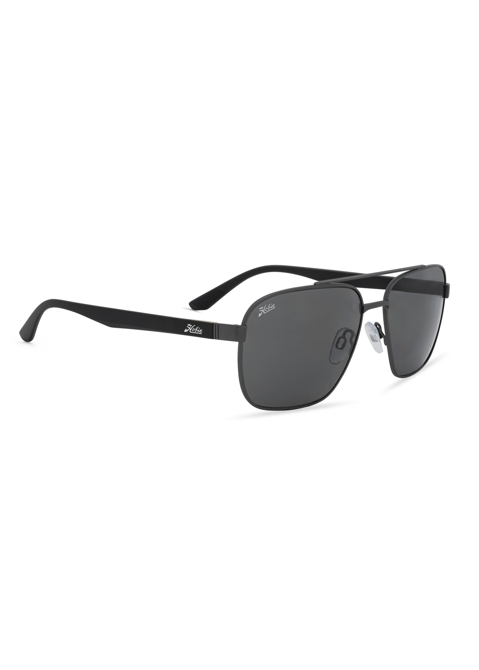 Hobie Eyewear COMMANDER SATIN GUNMETAL FRAME / GREY POLARIZED PC LENS