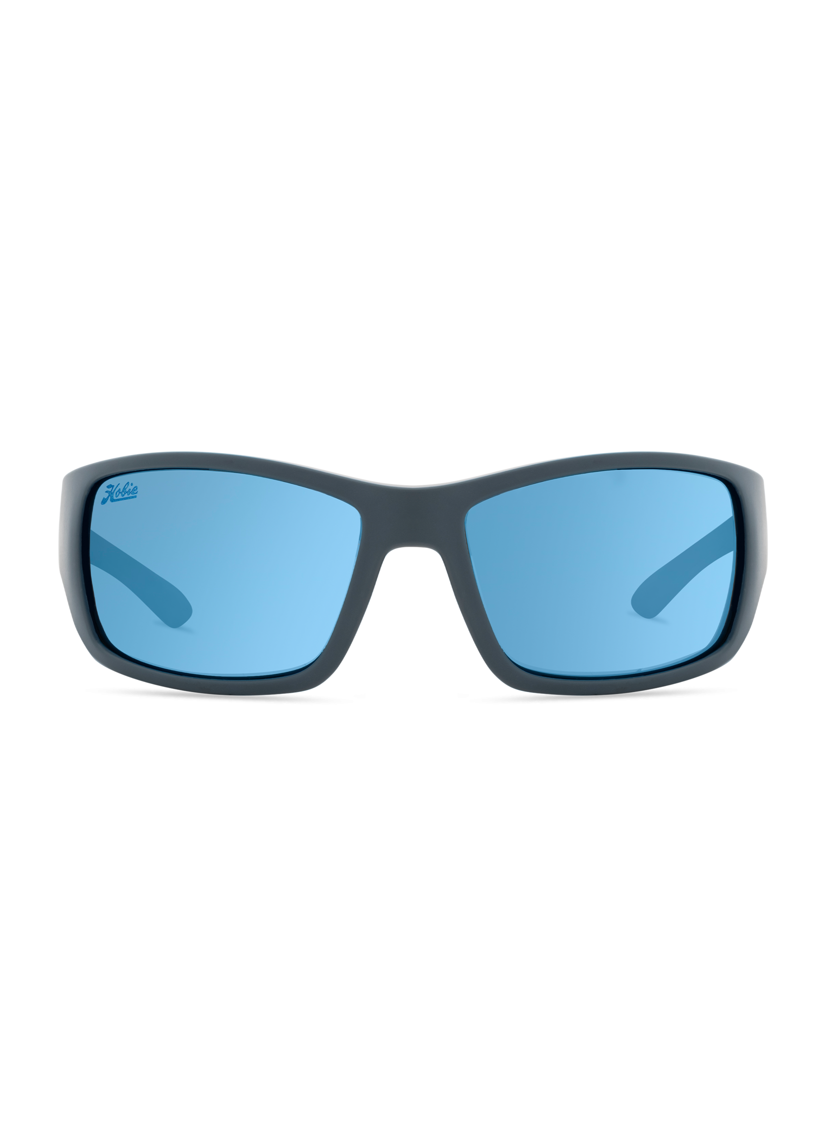 Hobie Eyewear EVERGLADES FLOAT SATIN GREY FRAME / GREY W/ COBALT MIRROR POLARIZED NYLON LENS