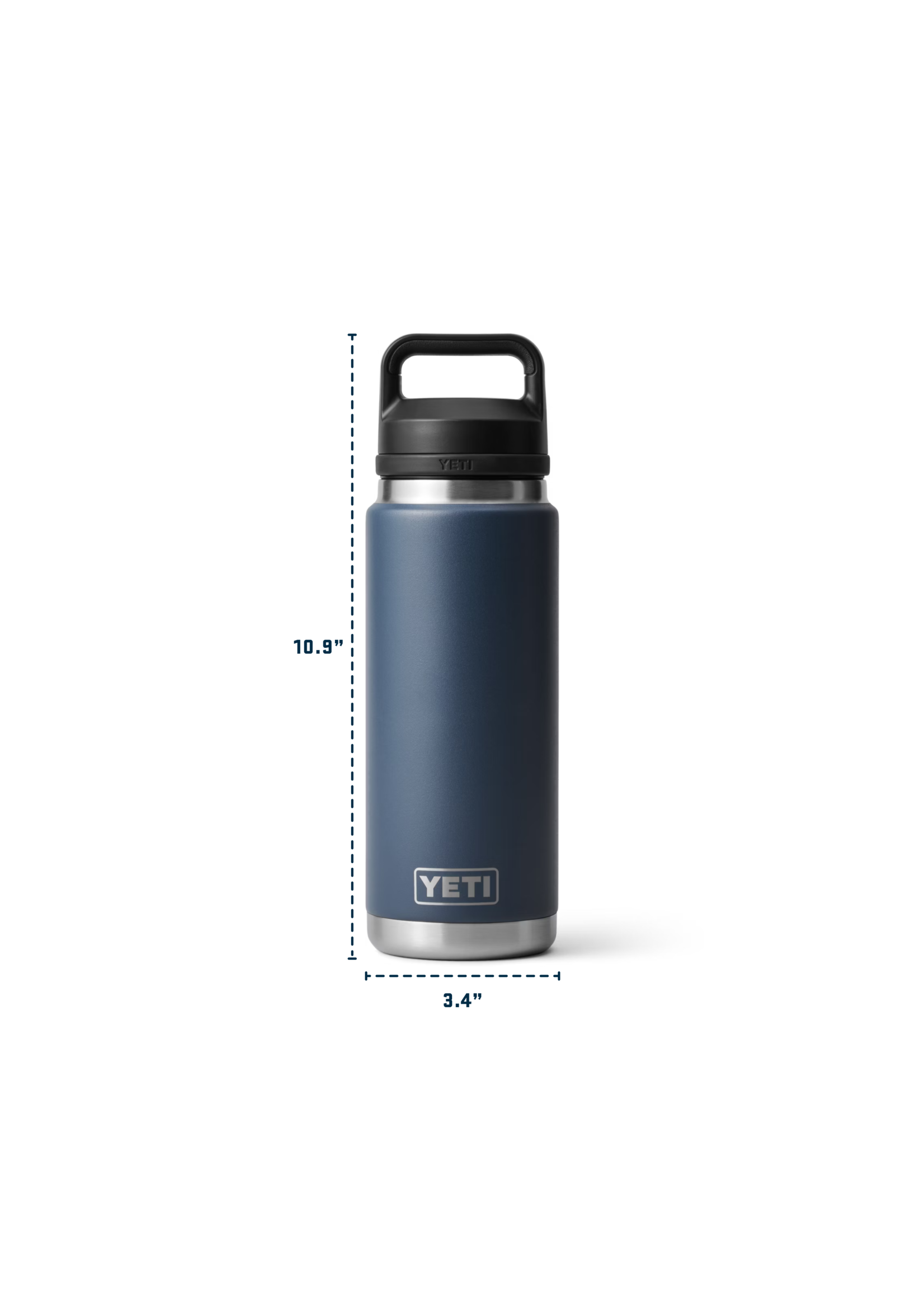 YETI Coolers Rambler 26oz Bottle Chug Red White Navy