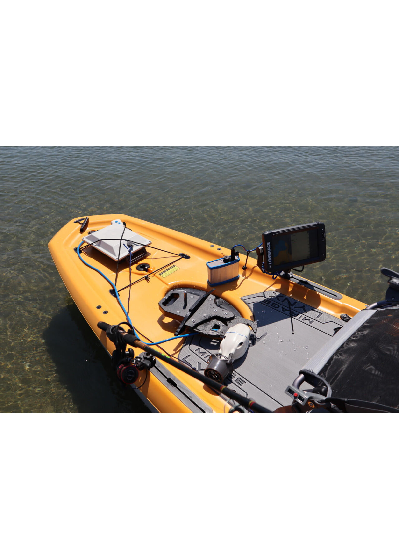 Bixpy Bixpy Low Profile THRU HULL Pedal Drive Adpater (J-2 motors)