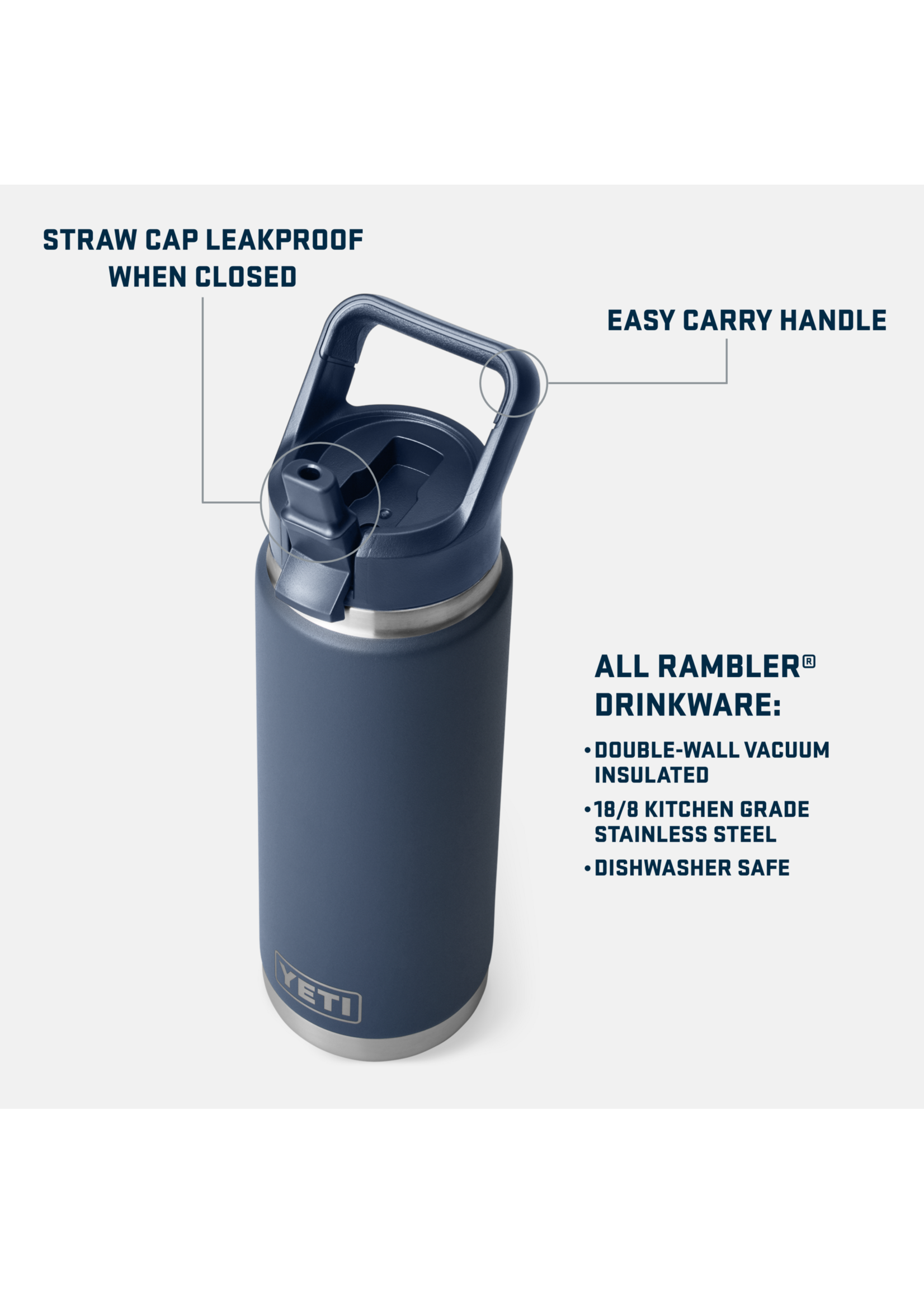 YETI Coolers Rambler 26 oz  C Straw Bottle BEEKEEPER