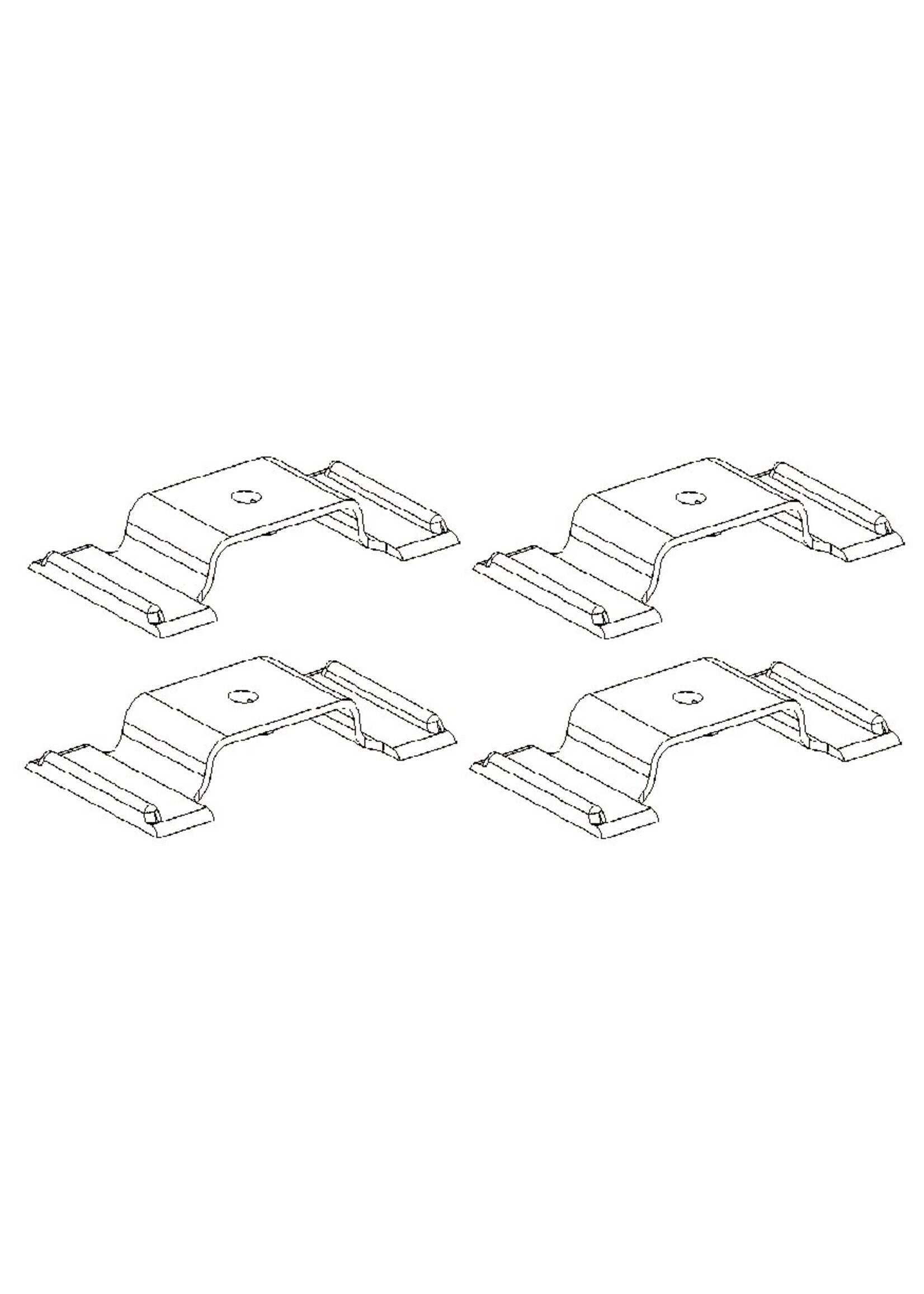 Yakima Replacement Cam Pad Mounting Hardware