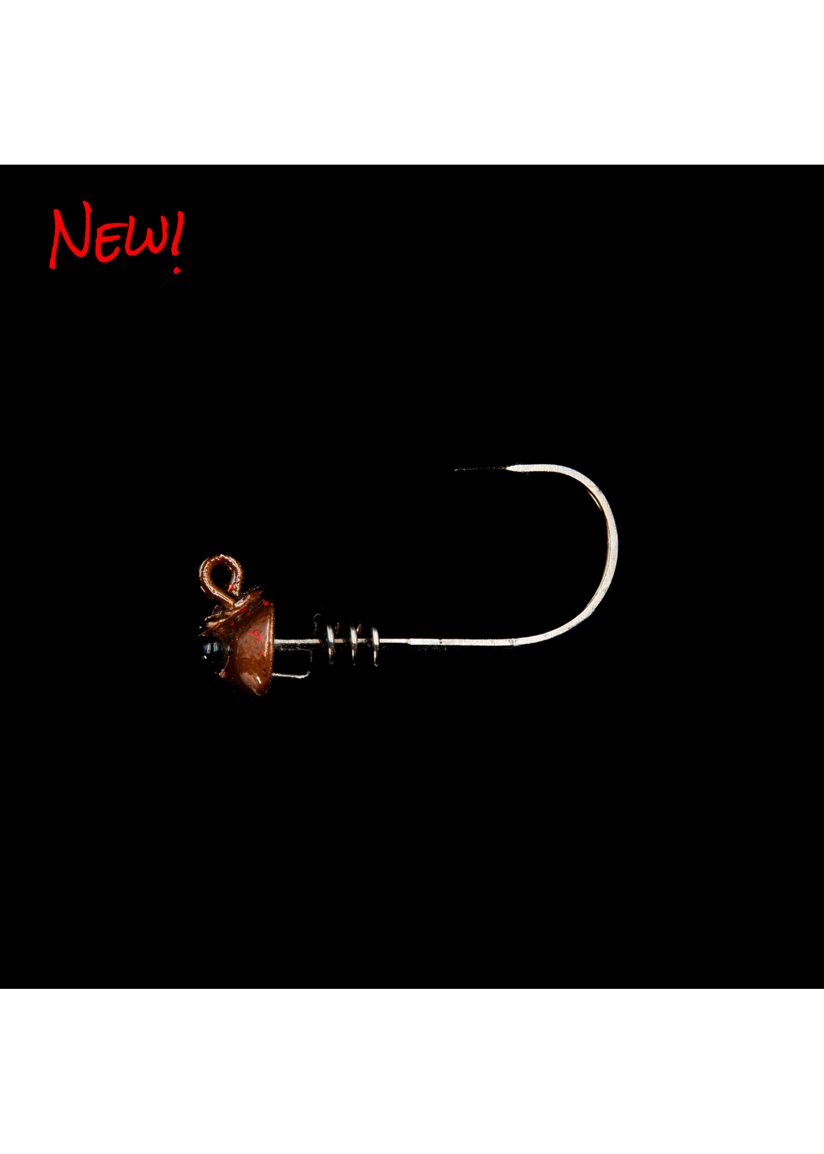 NLBN NLBN 3'' Shrimp Jig Head 1/4 Old Bay