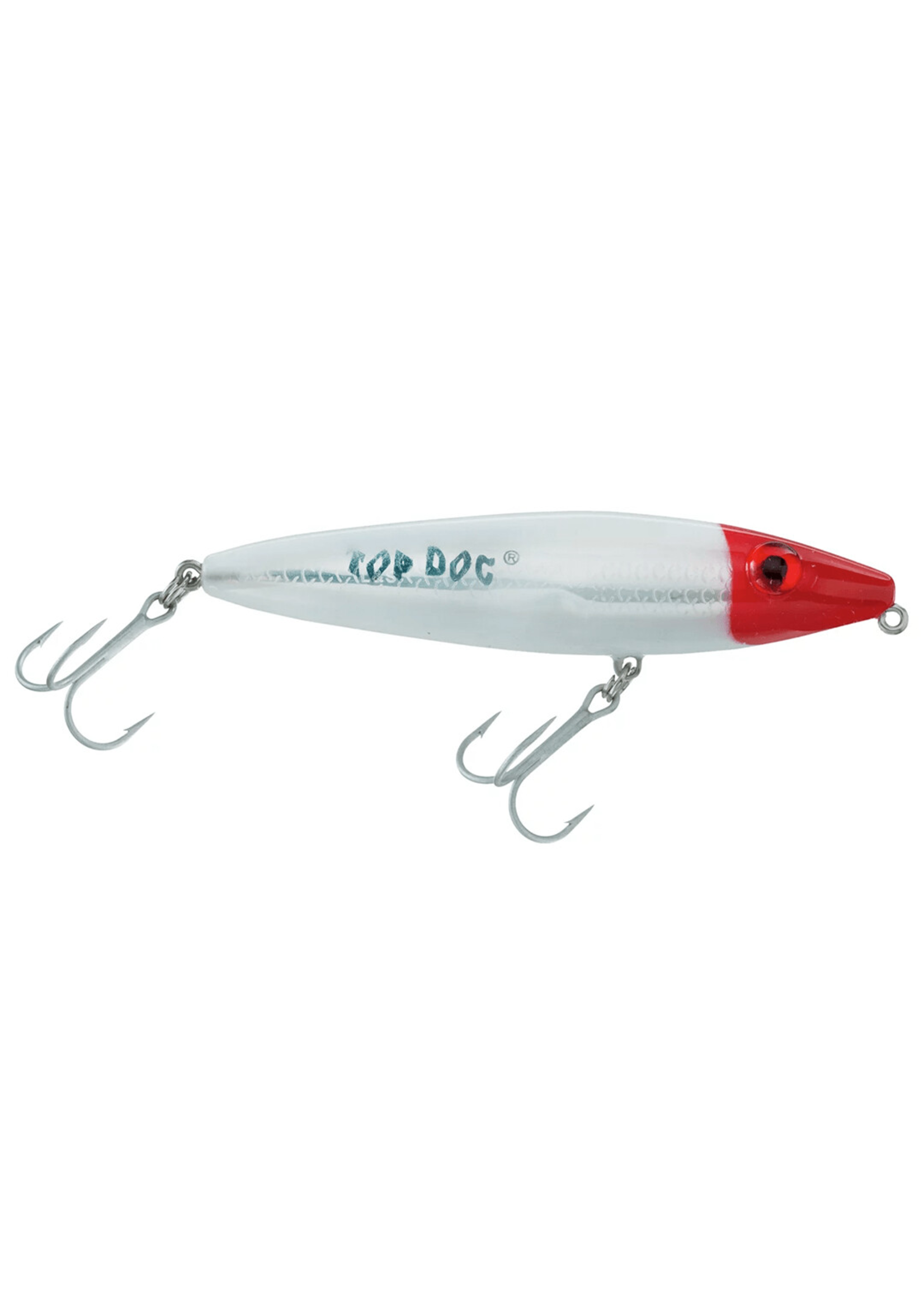 MirrOlure Mirrolure 94MR TOP DOG Float Red/Wht/Sil