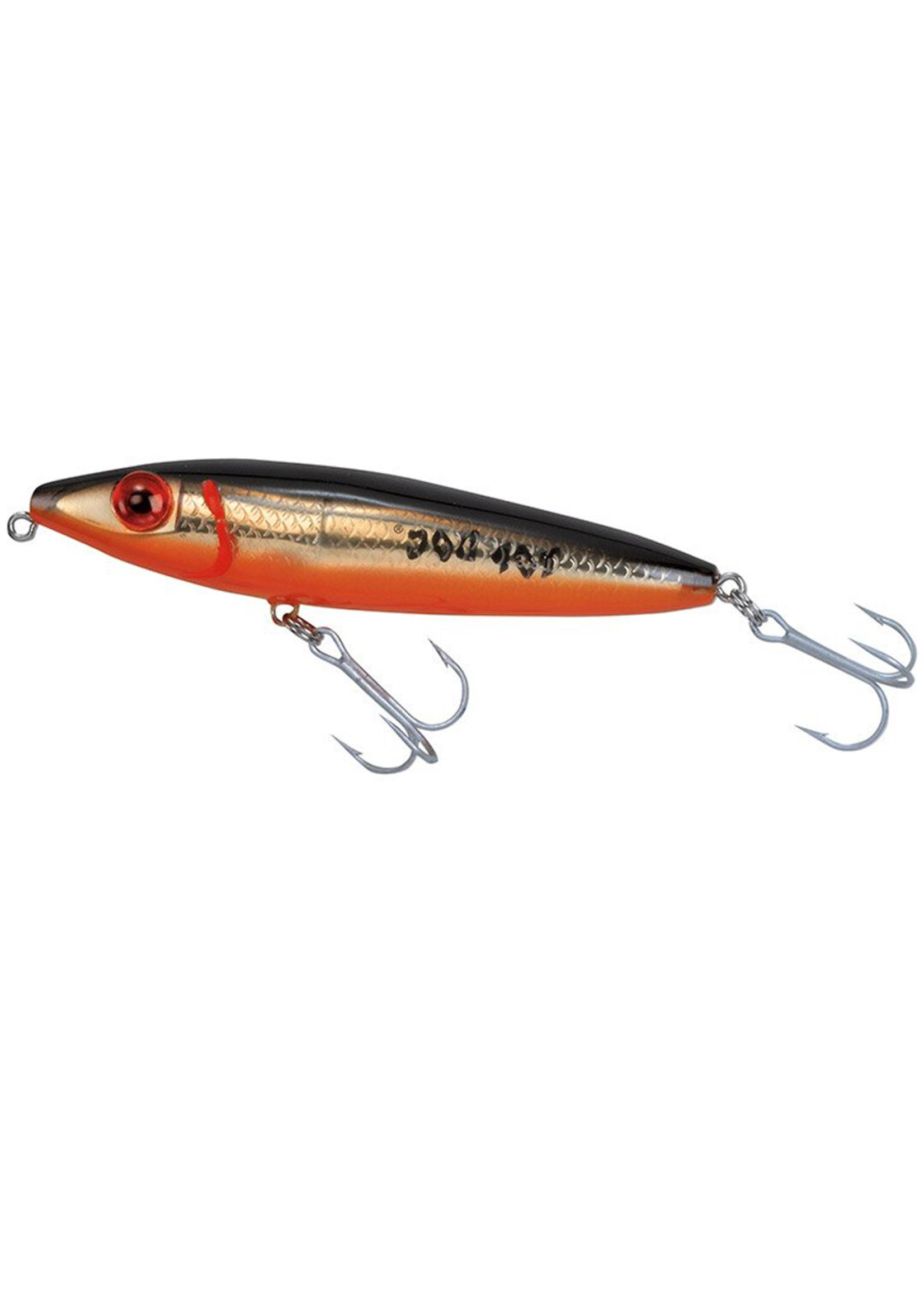 MirrOlure Mirrolure 94MR TOP DOG Float Red/Wht/Sil