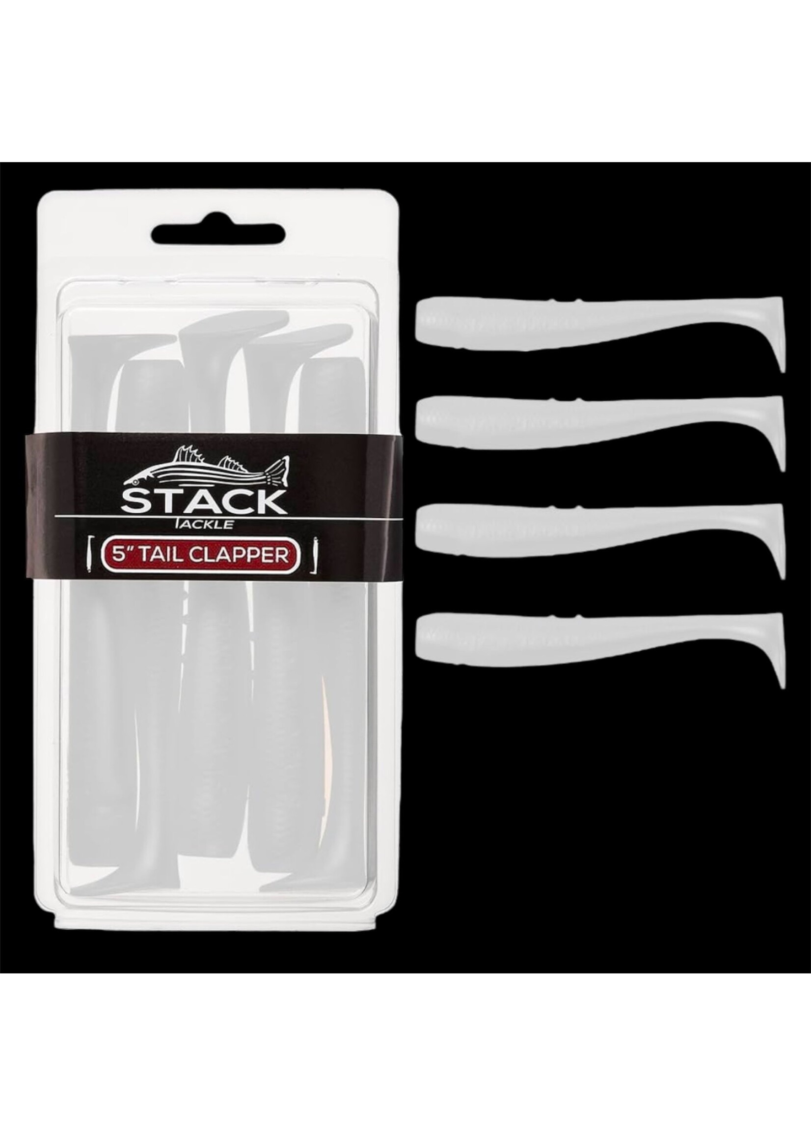 STACK 5" Tail Clapper Chartreuse