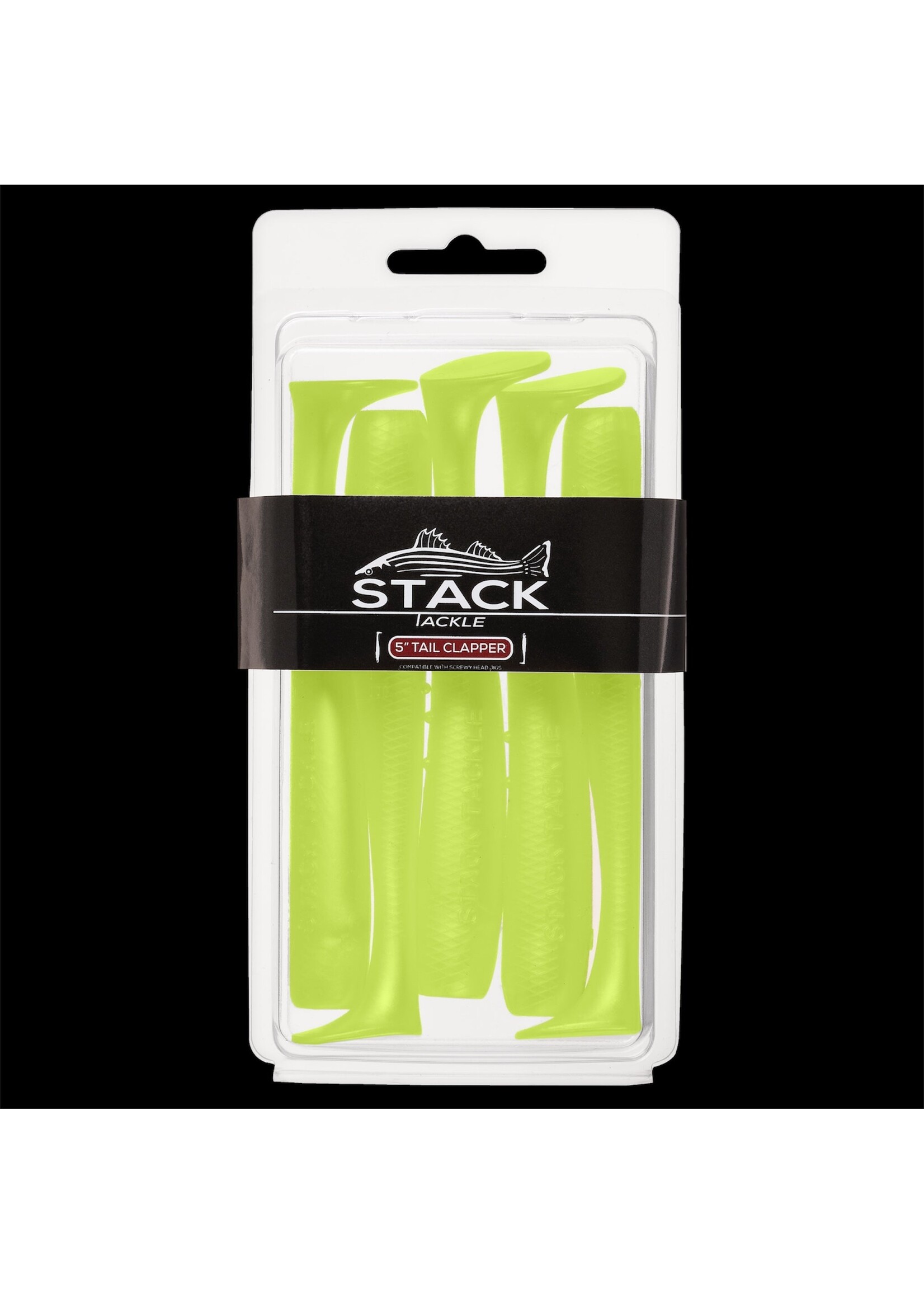 STACK 5" Tail Clapper Chartreuse