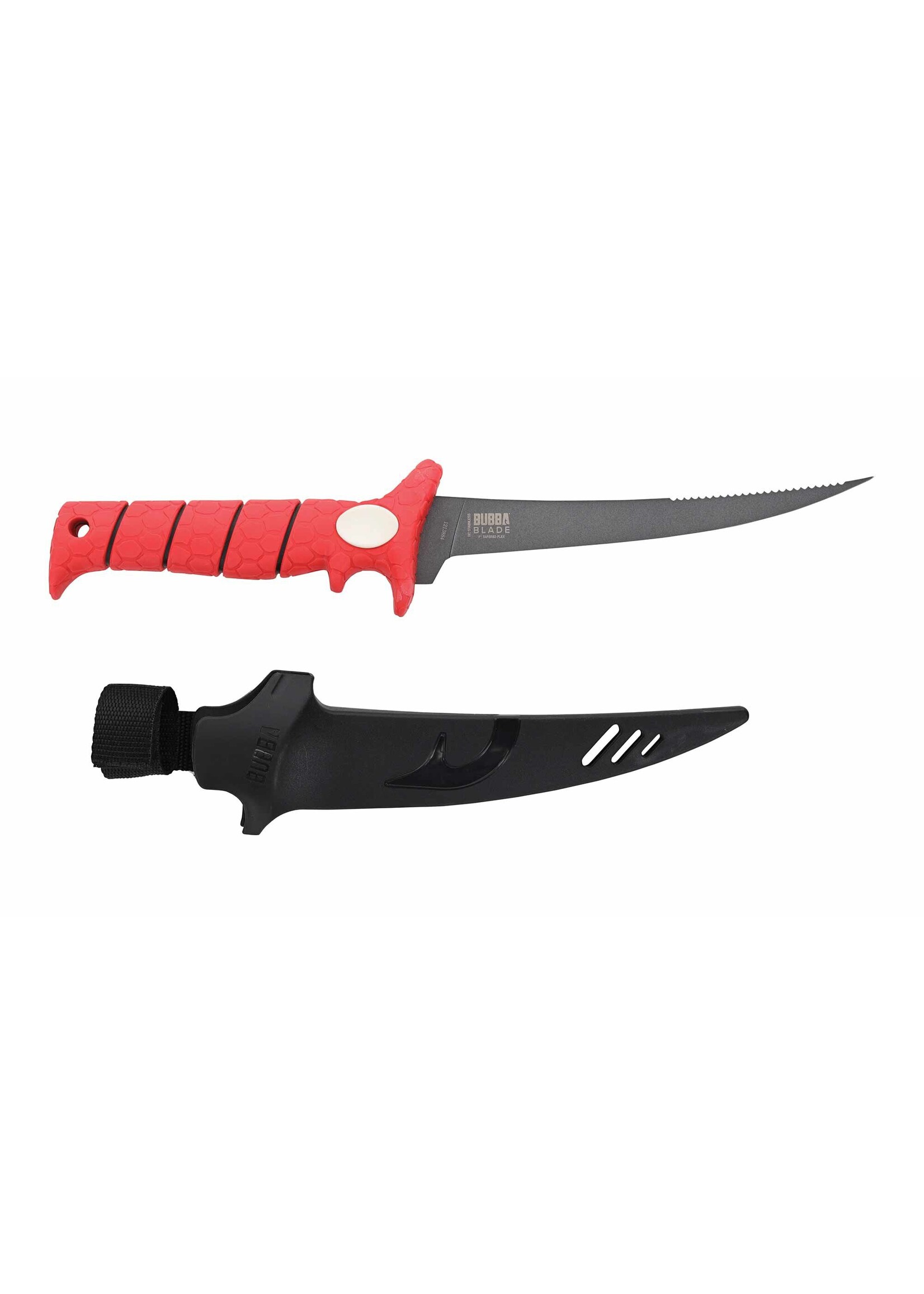 7" Tapered Flex, Back Serrated