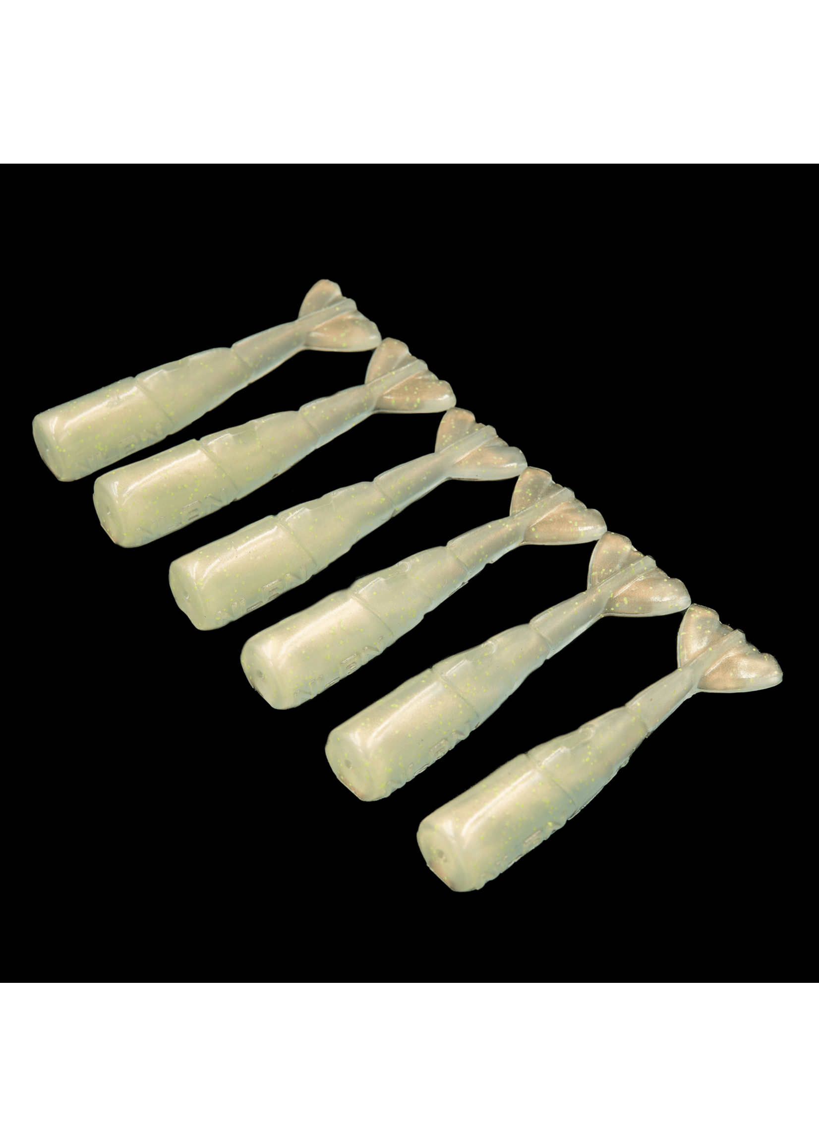 NLBN NLBN 3'' shrimp tail 6pk Wasabi