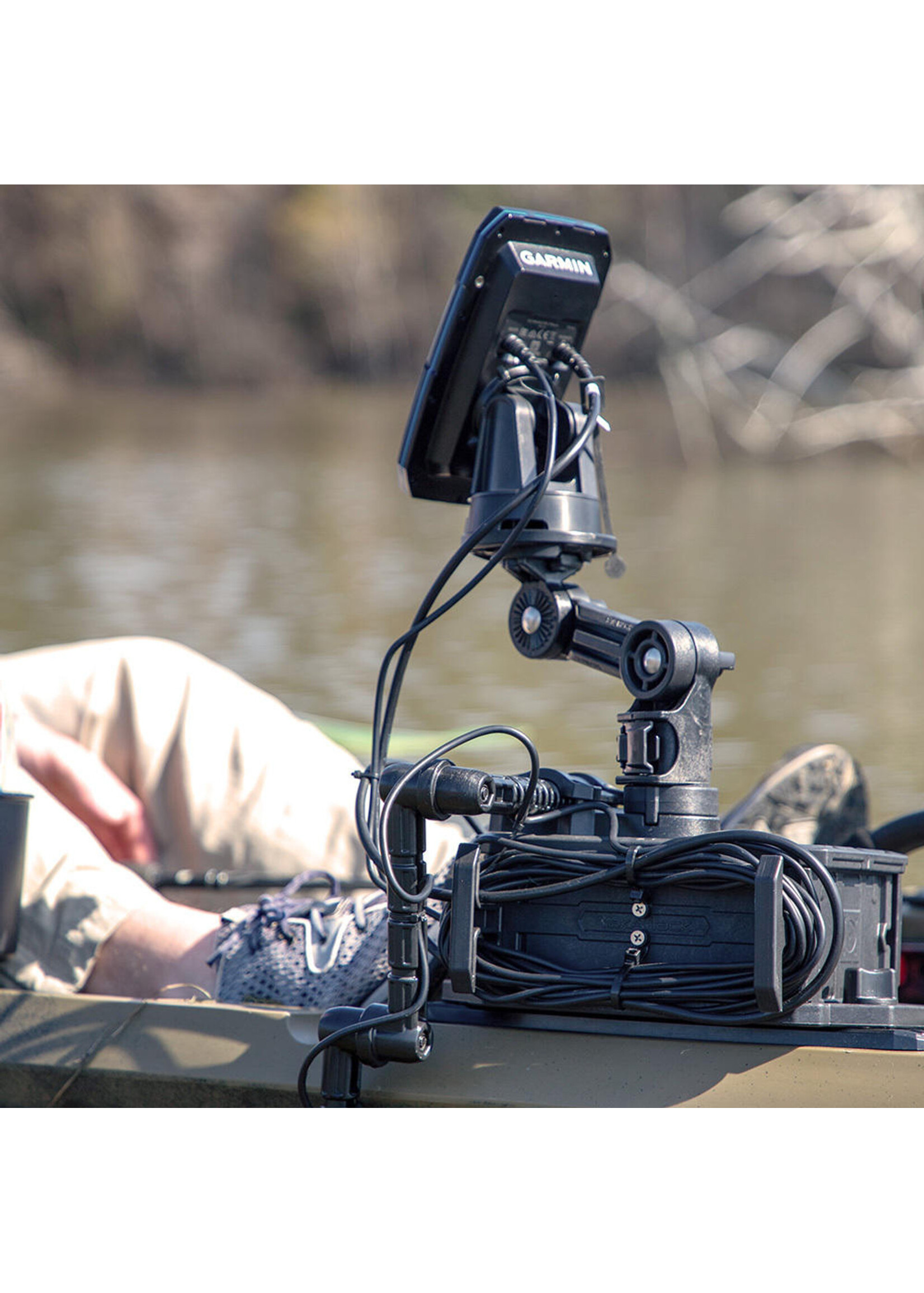 YakAttack LLC YakAttack Round Plate Fish Finder Mount W/ LockNLoad Mount System